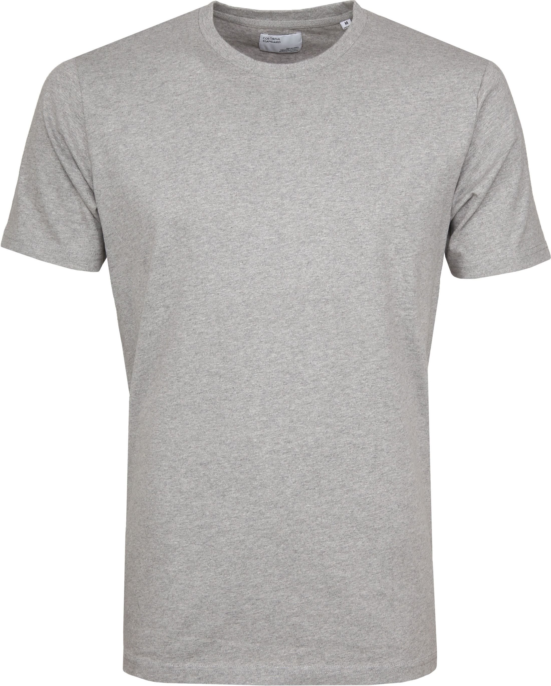 Colorful Standard T-skjorte Lysegrå CS1001 Heather Grey 