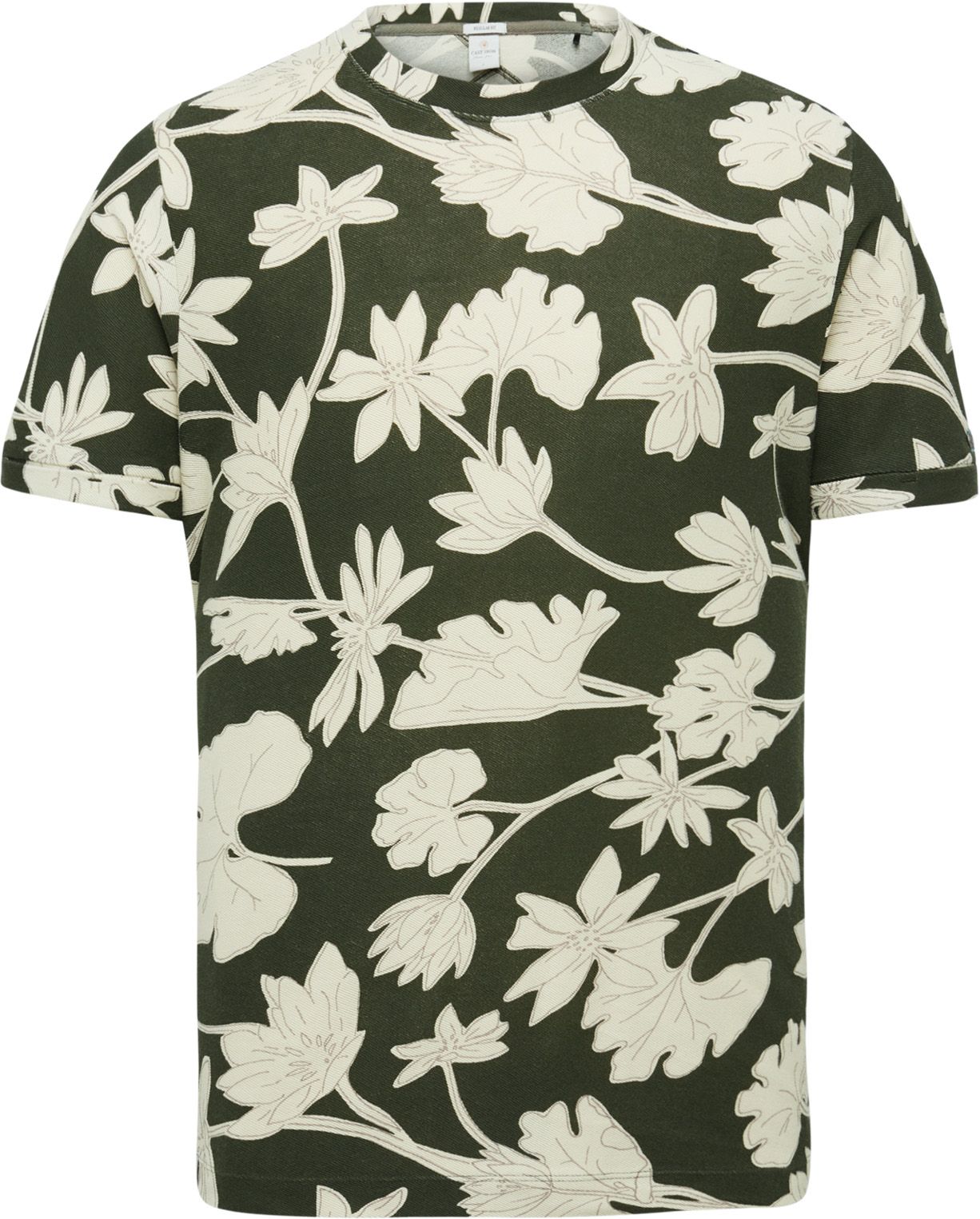 Køb Cast Iron T-shirt Blomster Mørkegrøn CTSS2303564-6513 | Suitable