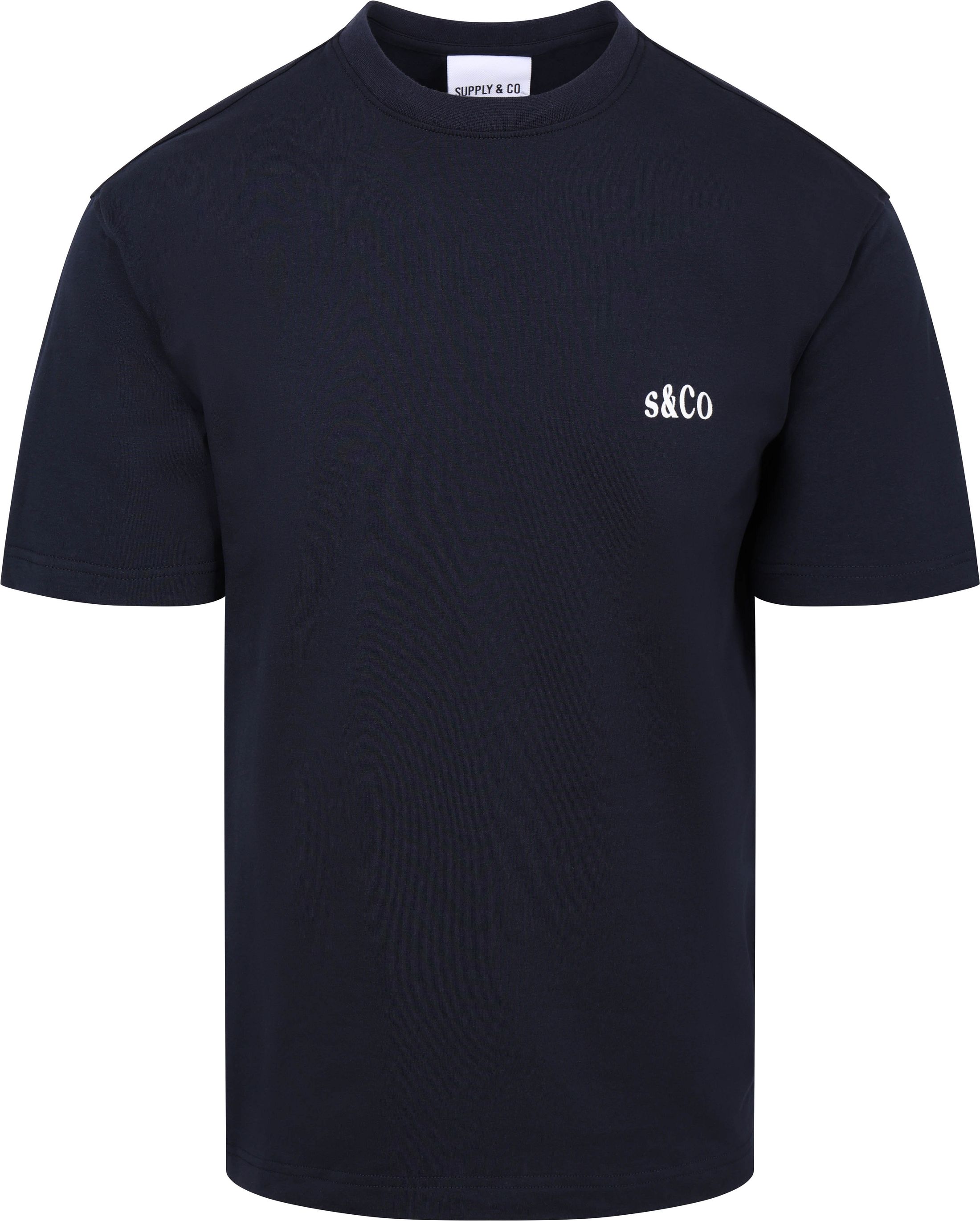 Supply & Co T-shirt Backprint Marine SCO26118AB04-4001 commander en ligne | Suitable