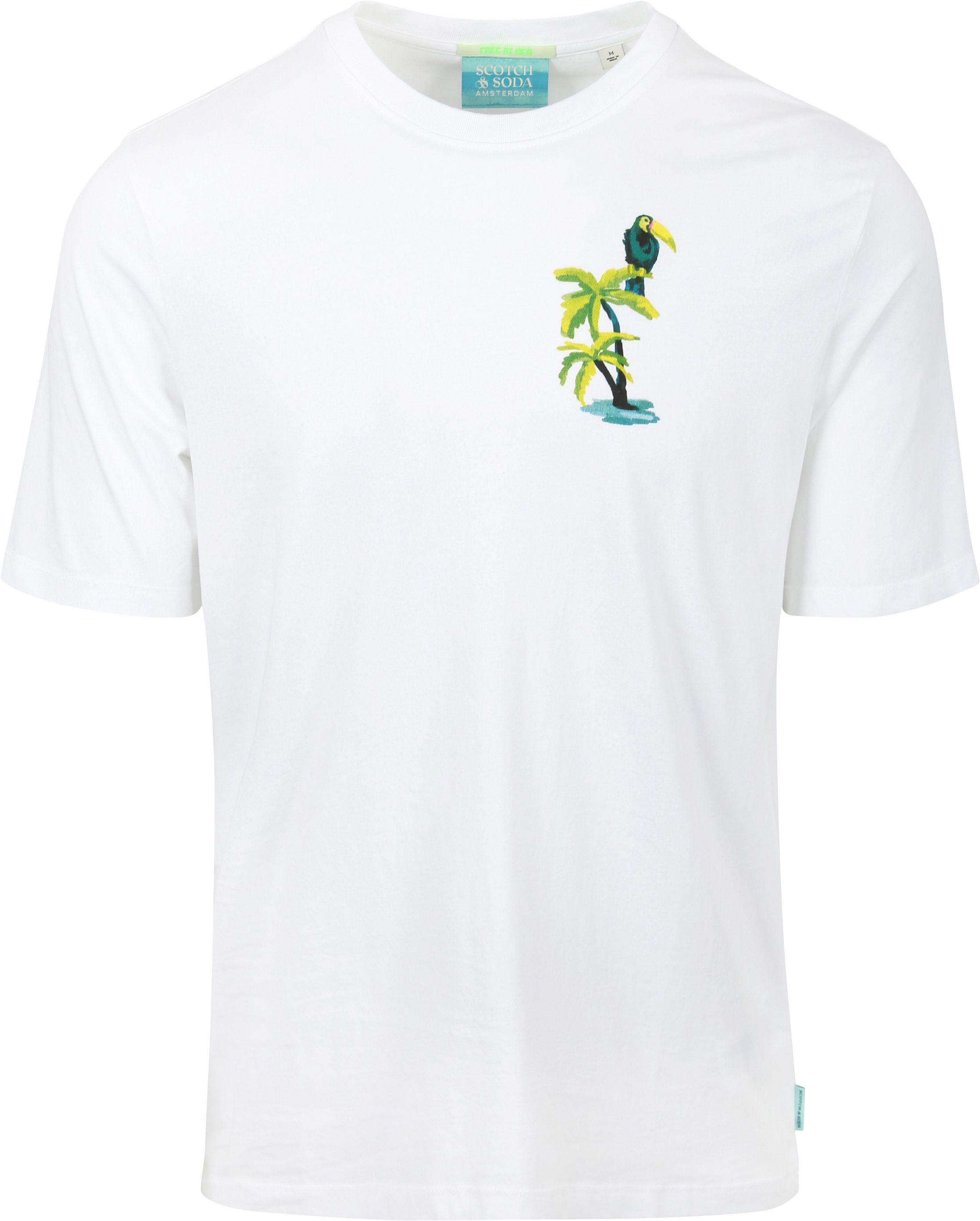 Scotch & Soda T-Shirt Backprint White 175641-0006 order online | Suitable