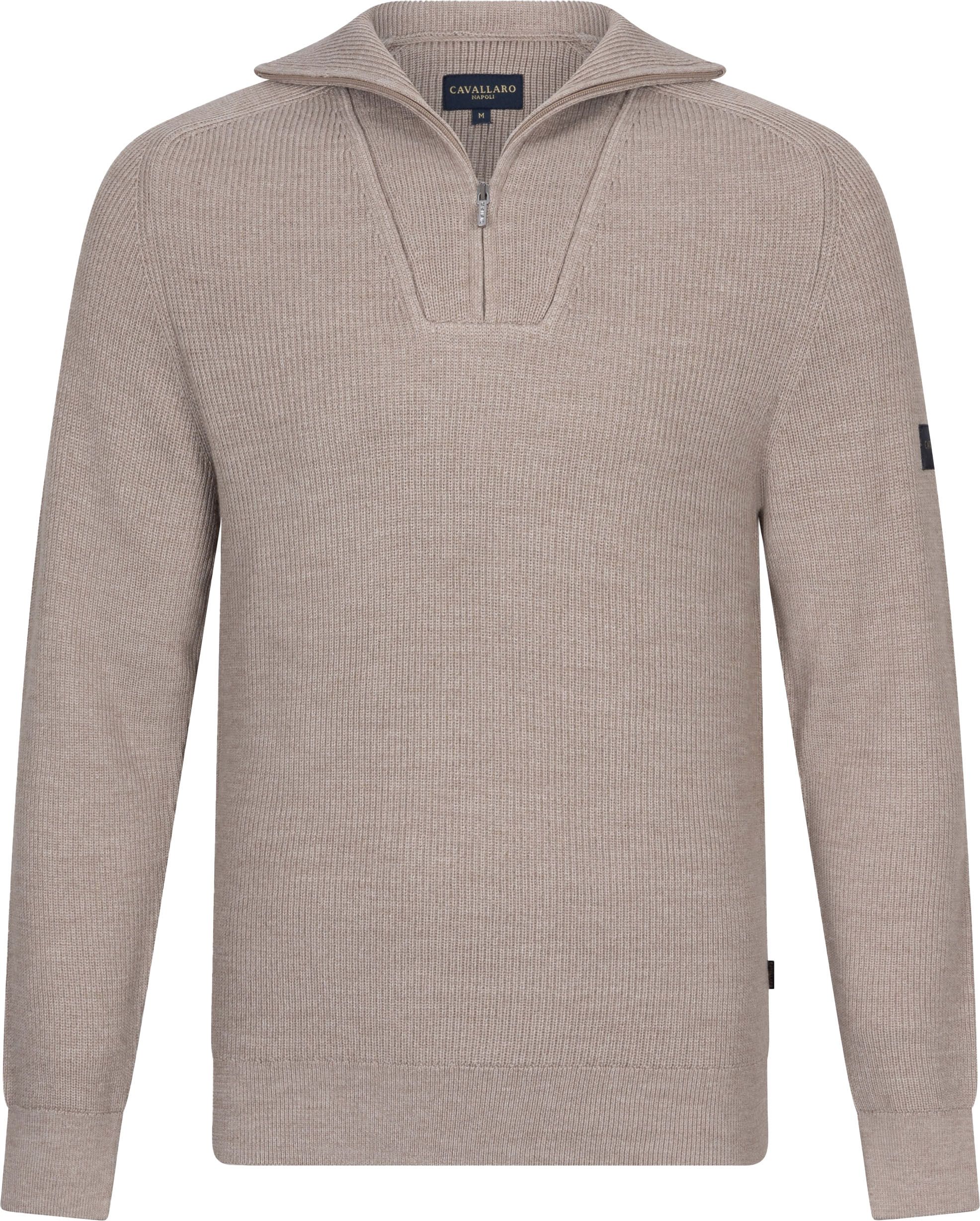 Cavallaro Corsico Half-Zip Pullover Beige 118245004-810000 kaufen | Suitable