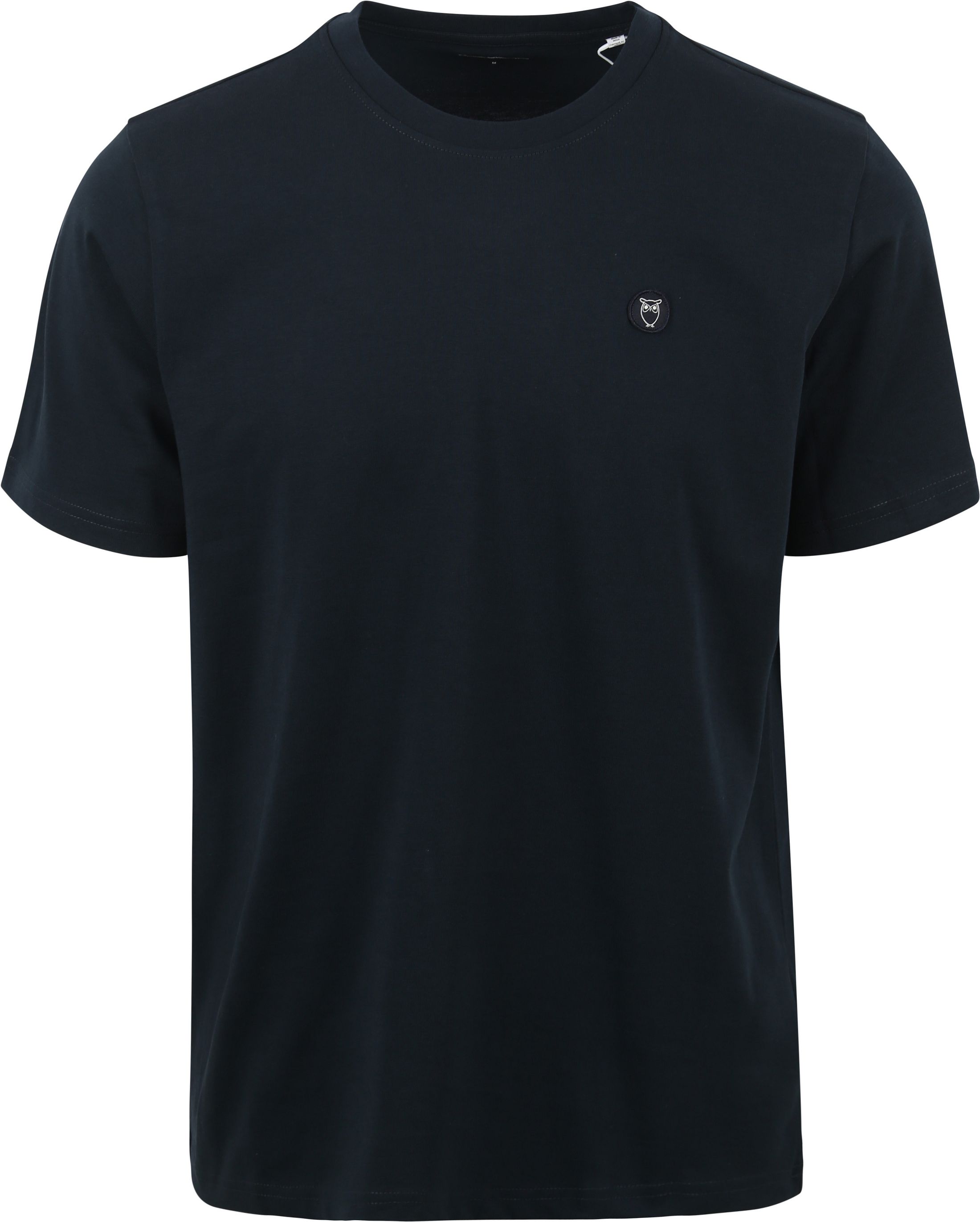 KnowledgeCotton Apparel T-shirt Marine commander en ligne | 1010605-1001 Total Eclipse | Suitable Luxembourg