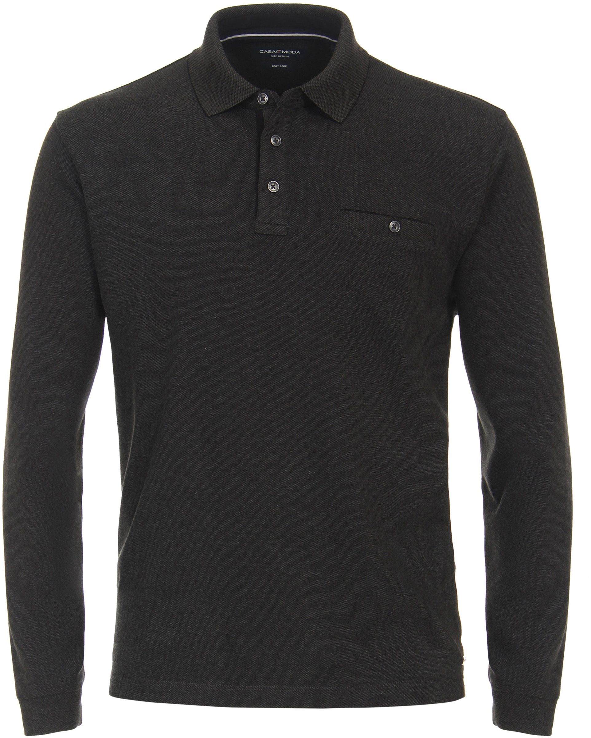 Casa Moda Poloshirt Long Sleeves Anthracite 403478000-767 order online | Suitable