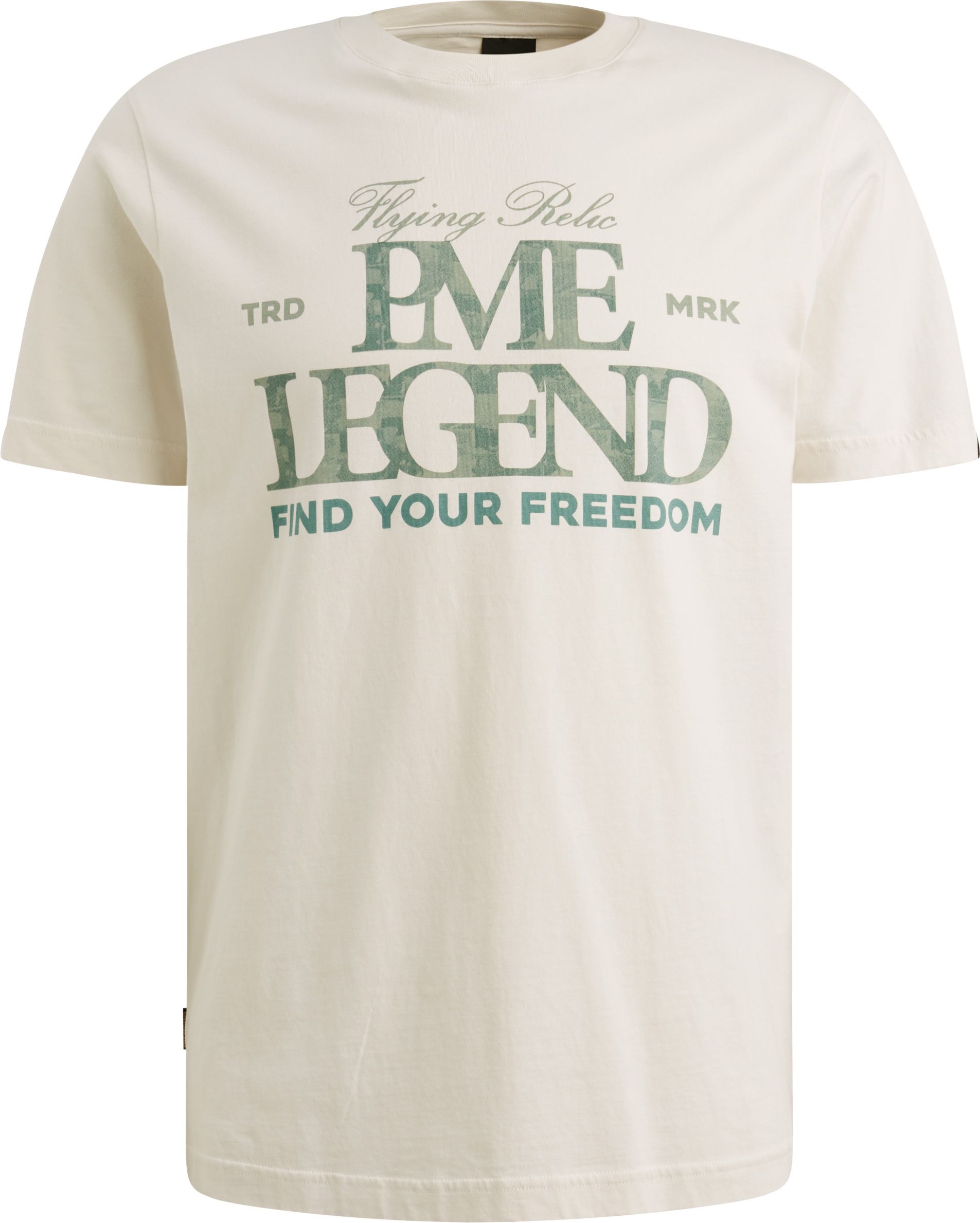 PME Legend T-shirt Złamana biel PTSS2604596-7001 