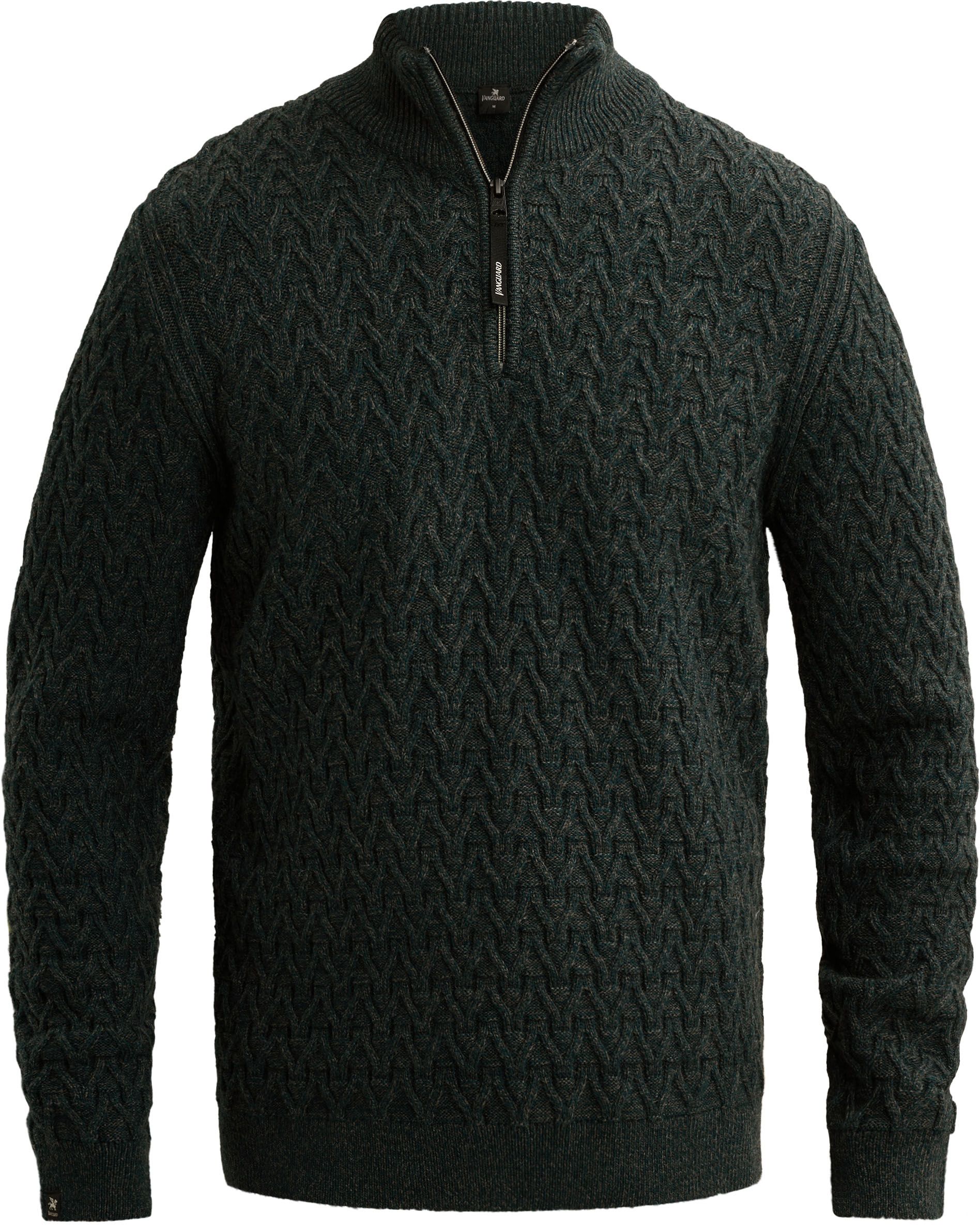 Vanguard Pull Half Zip Mélange de laine Vert foncé VKW2609336-6520 commander en ligne | Suitable