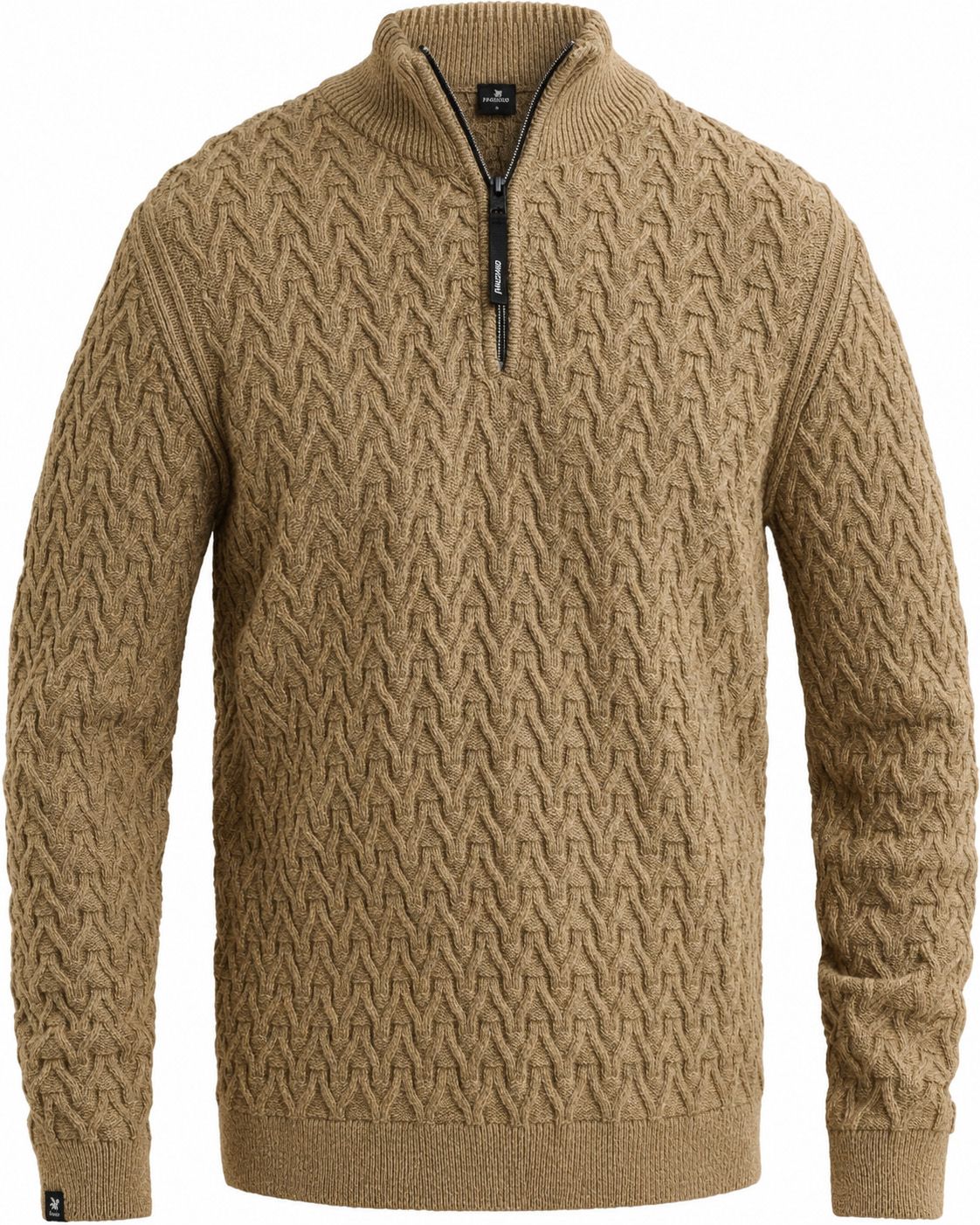 Vanguard Pullover Half-Zip Wollmischung Beige VKW2609336-7147 kaufen | Suitable