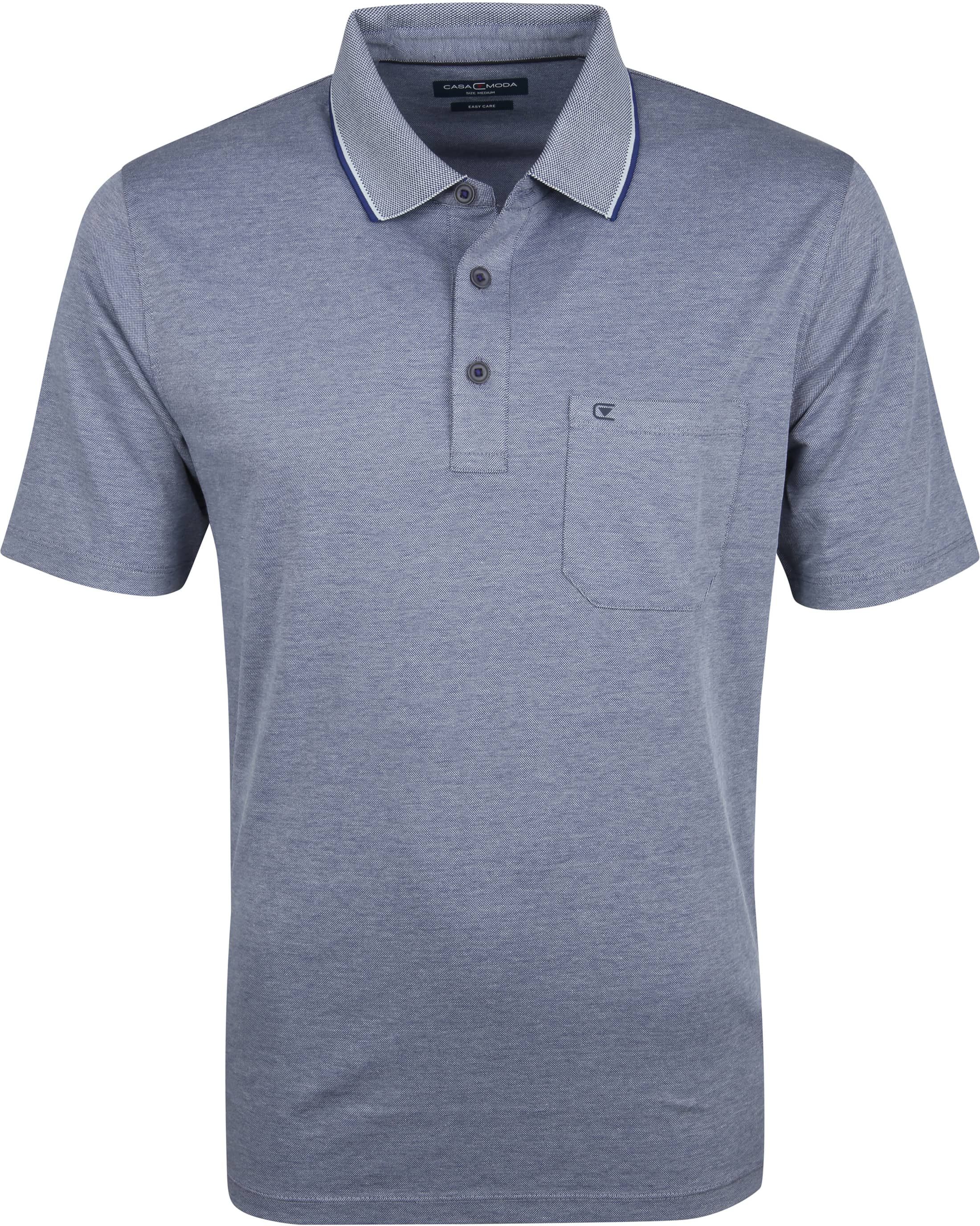Køb CASAMODA Polo Navy Melange 993106500 | Suitable