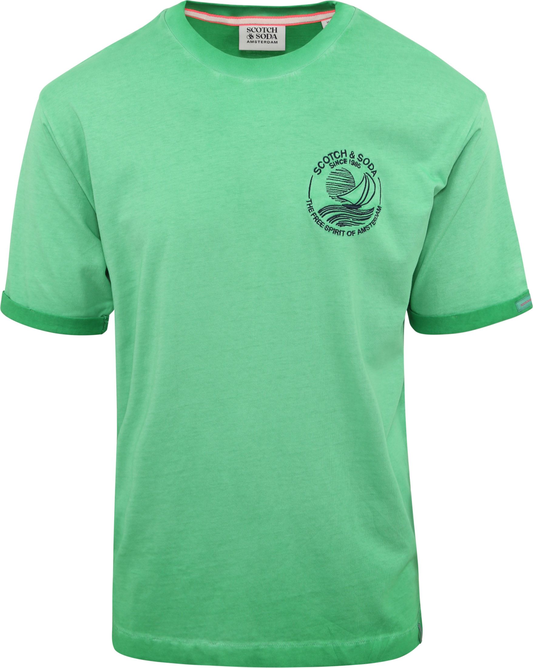Scotch and Soda T-shirt Zielony 171703-5612 