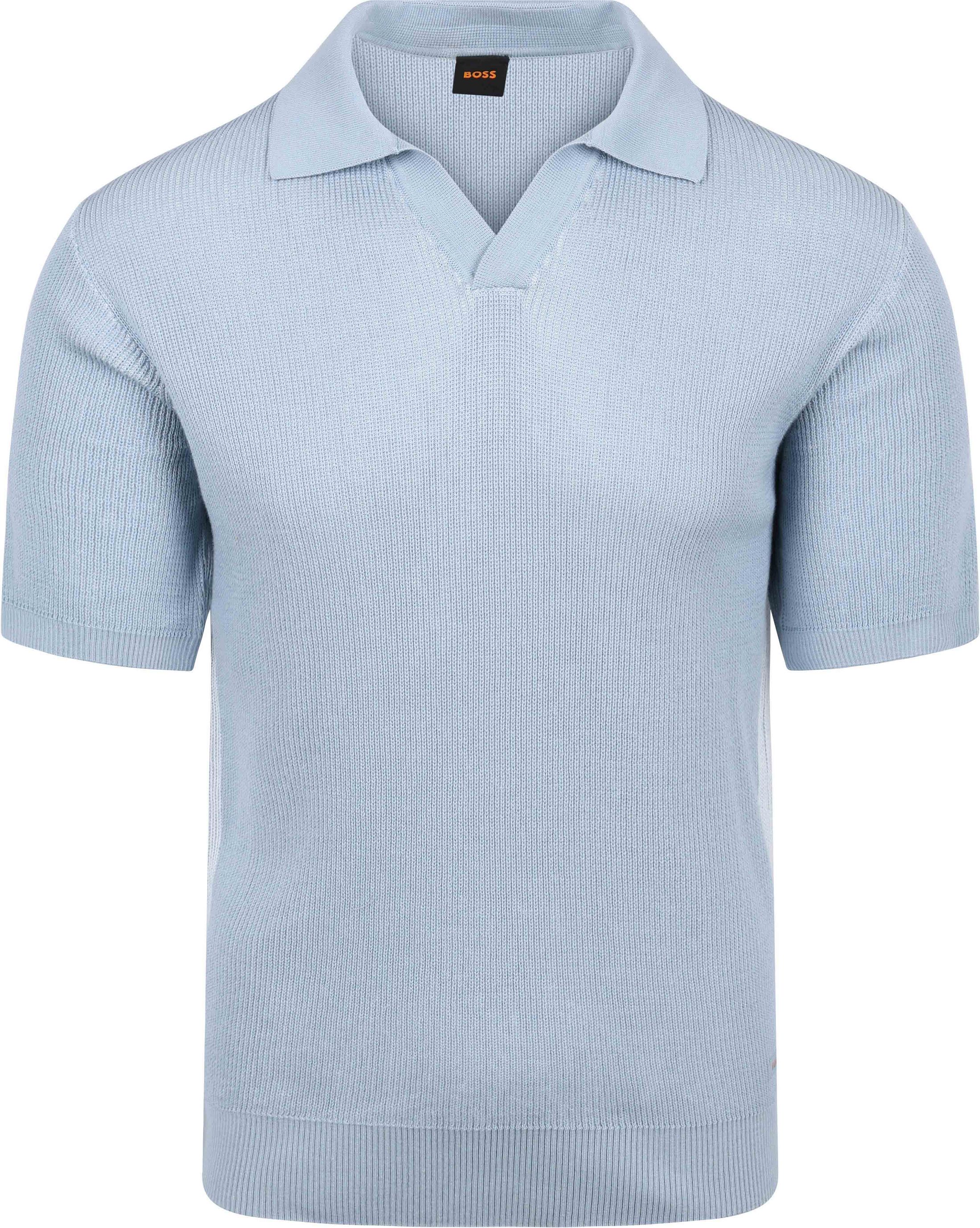 BOSS Sweter Niebieski 50561809-458 