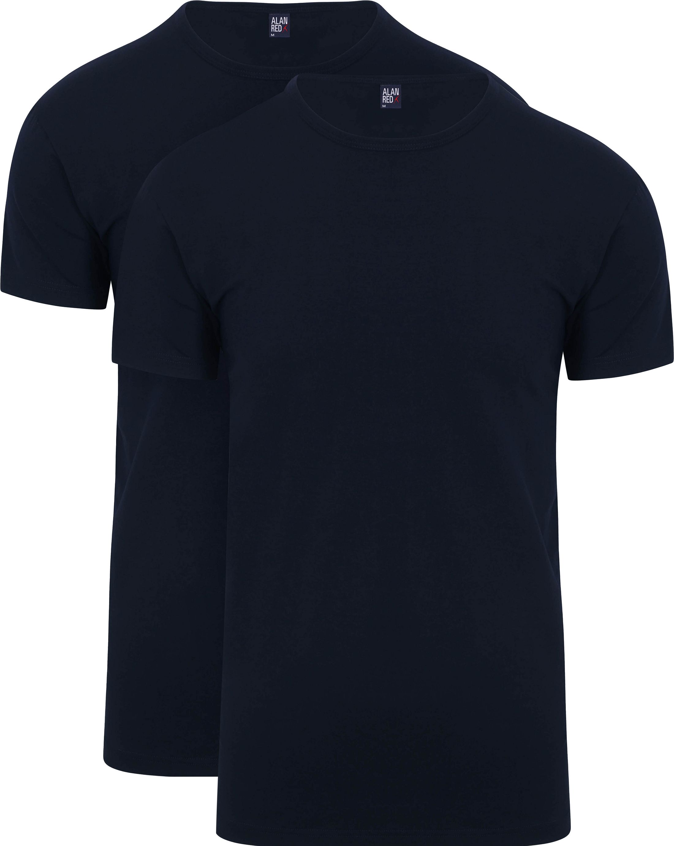 Alan Red T-shirt Niebieski 6680/2P/06 Ottawa T-shirt Navy 2-pack