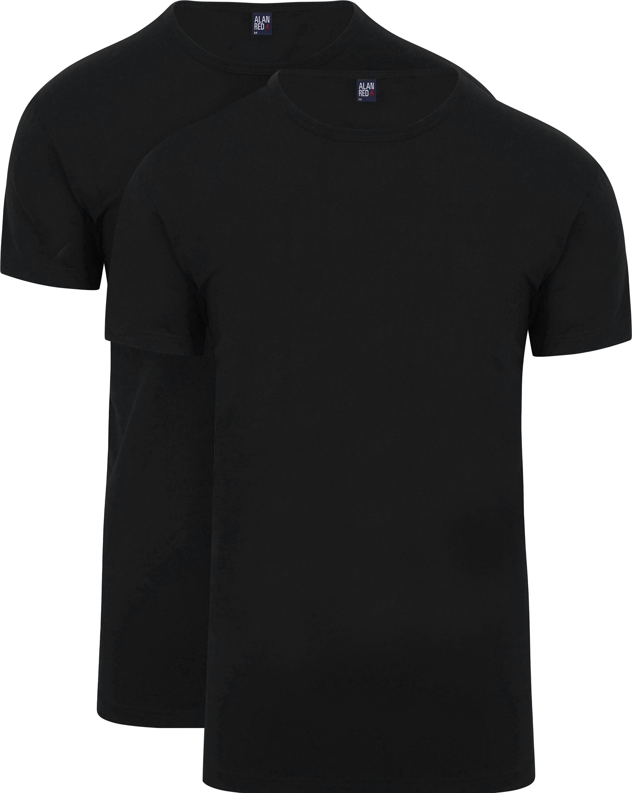 Alan Red Ottawa T-skjorte Stretch Svart (2-pakning) 6680/2P/99 Ottawa T-shirt Black