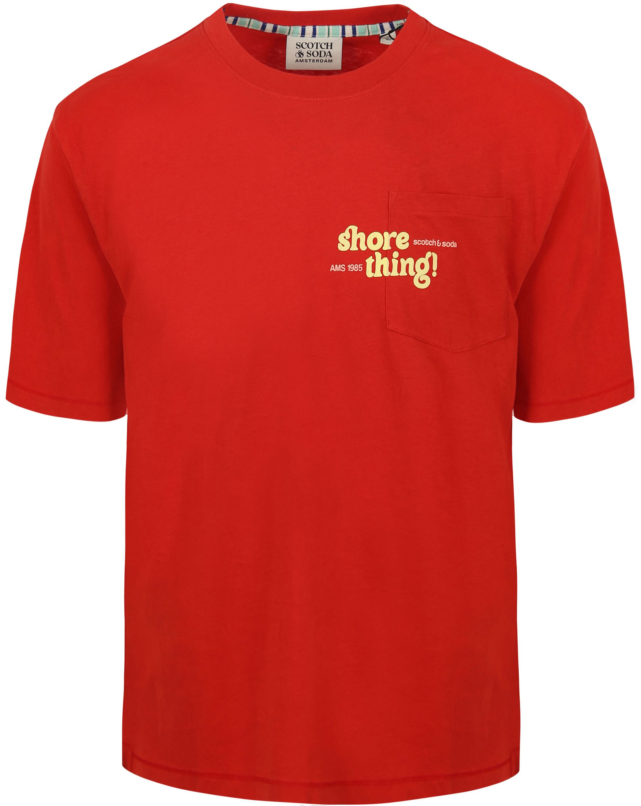 Scotch and Soda T-shirt Czerwony 175639-7193 