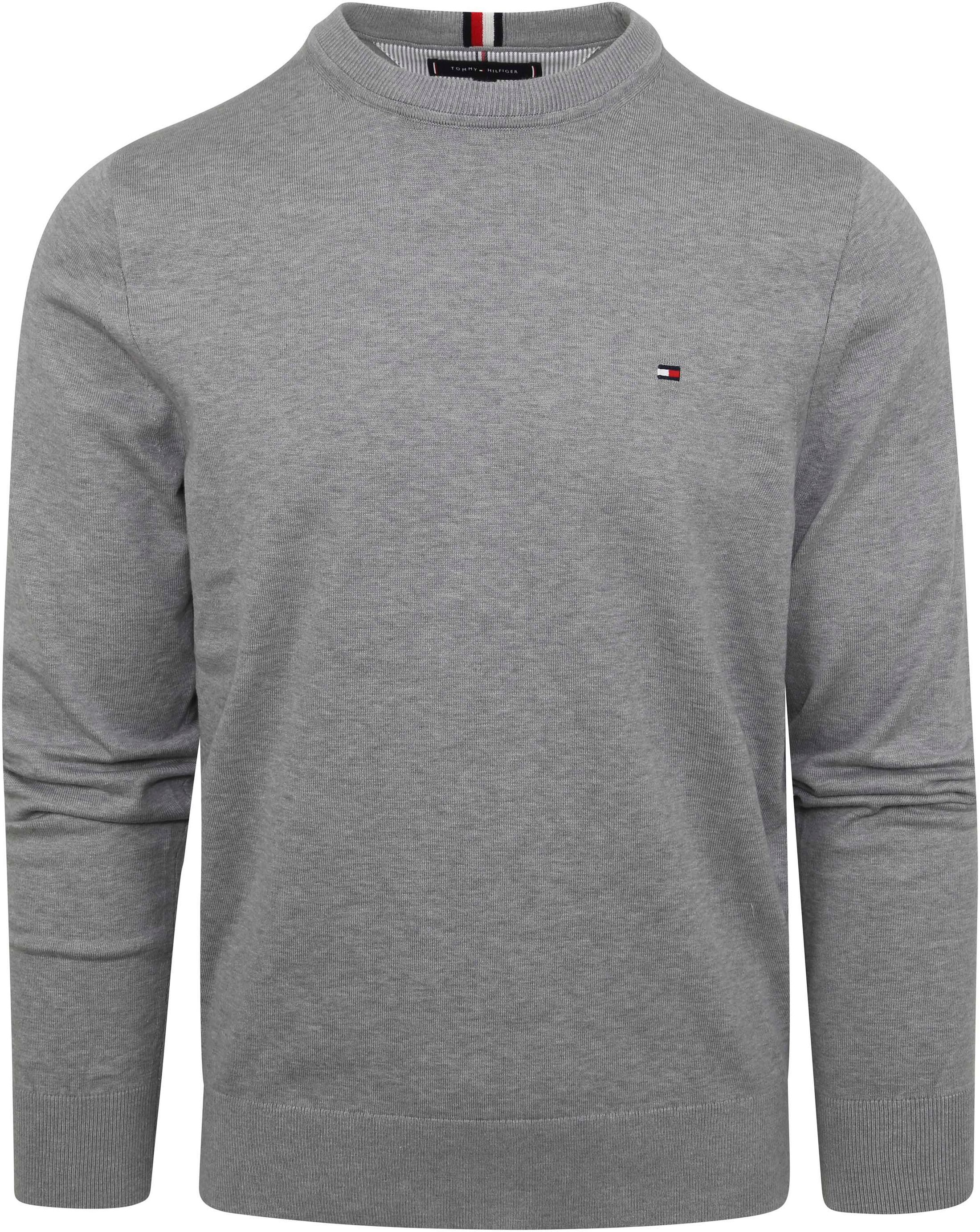 Køb Tommy Hilfiger Pullover Rund Hals Grå MW0MW30955-P91 | Suitable