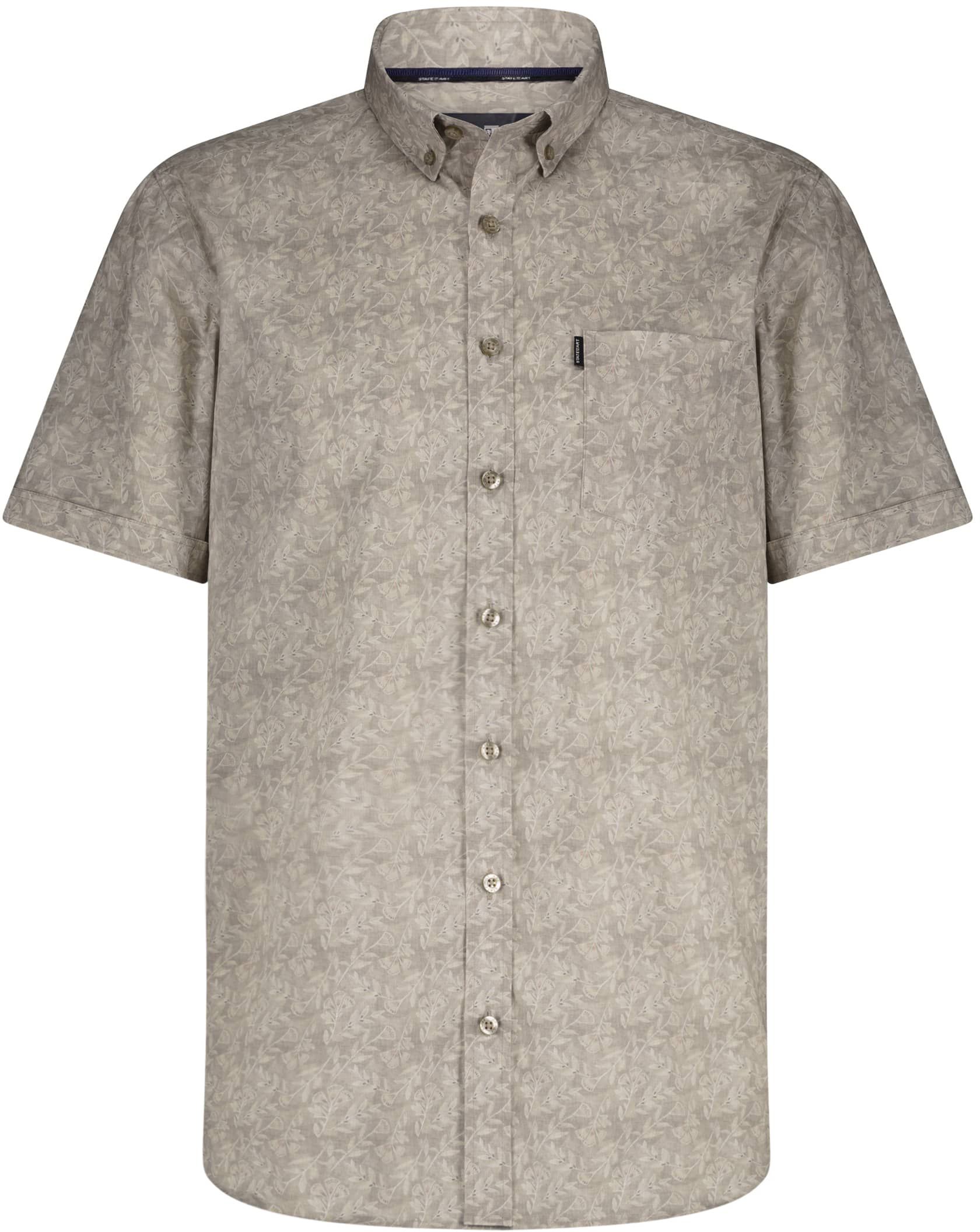 State Of Art Short Sleeve Shirt Leafs Beige 26415911-1611 order online | Suitable