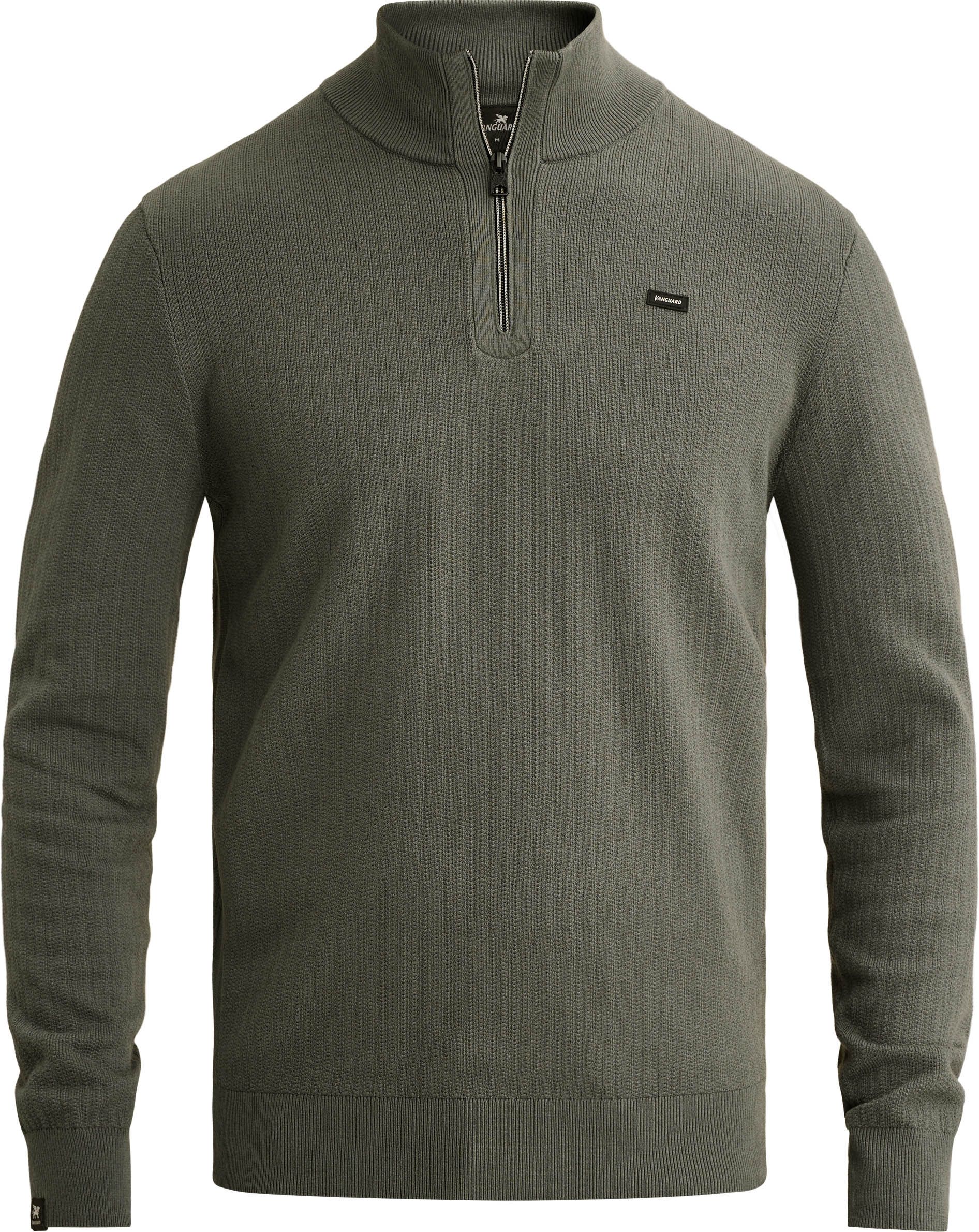 Vanguard Pullover Half Zip Structure Urban Chic Grün VKW2610344-6026 kaufen | Suitable