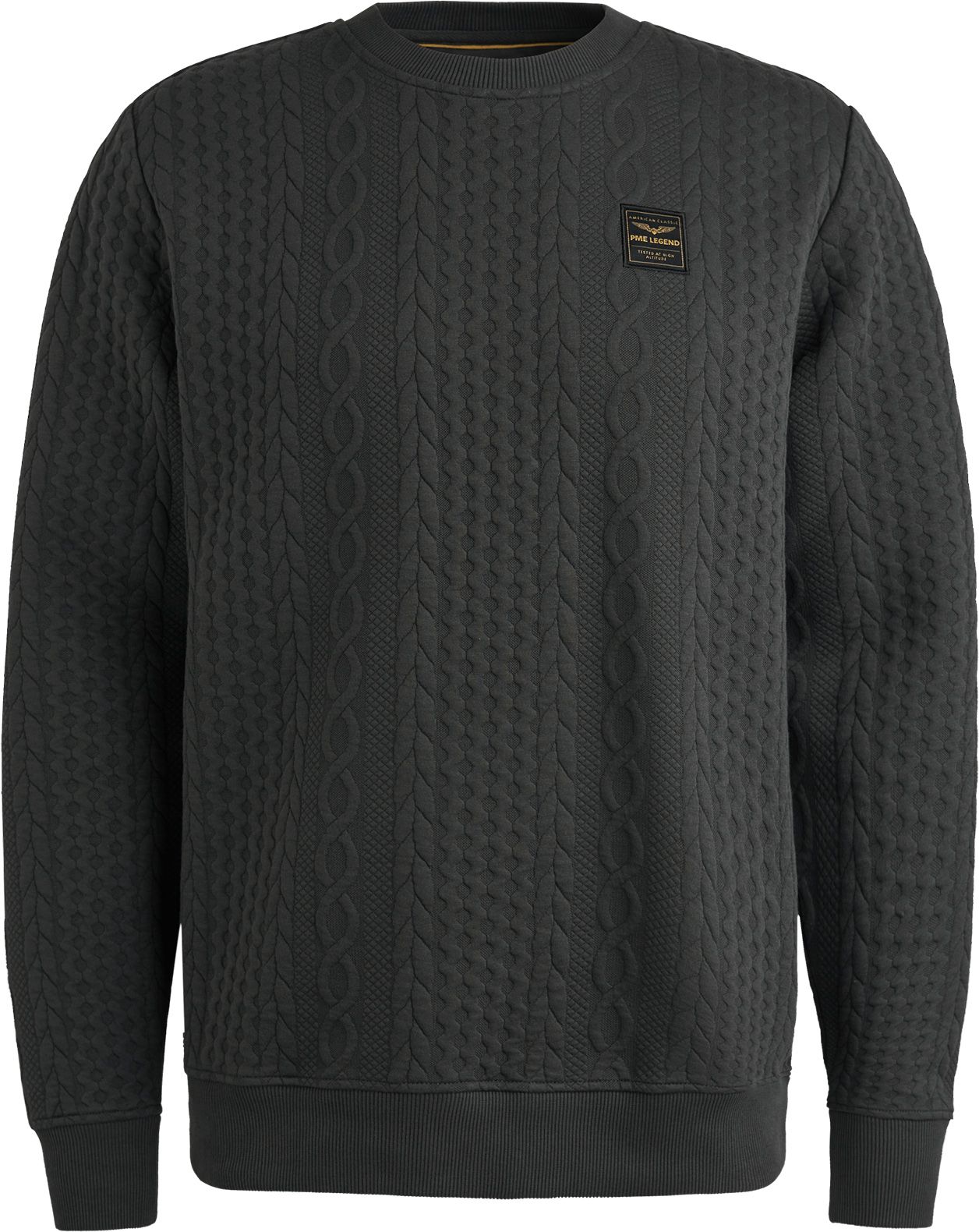PME Legend Sweter Antracytowy PSW2510471-9703 