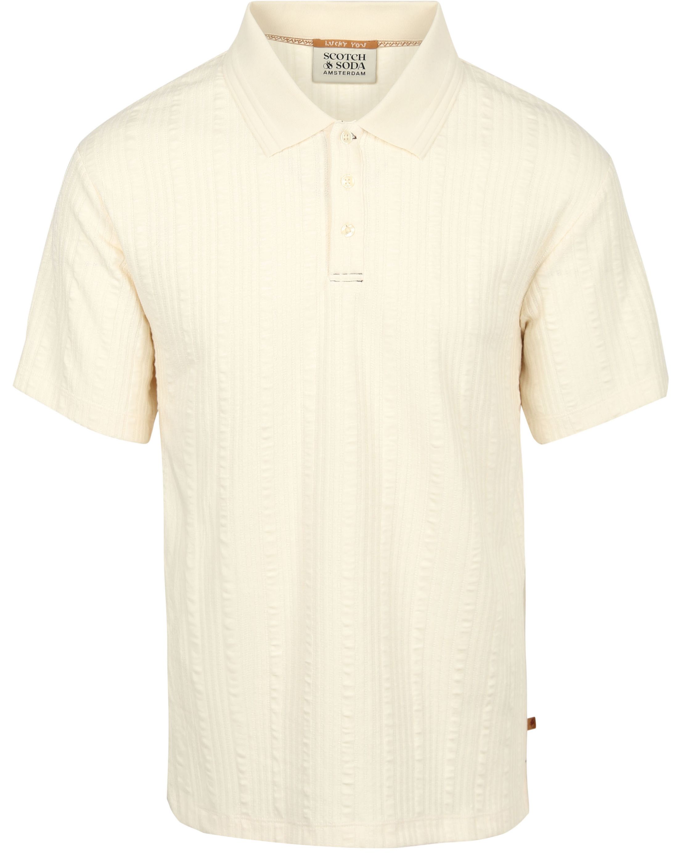 Scotch & Soda Strickpolo Strukturiert Ecru kaufen | Suitable