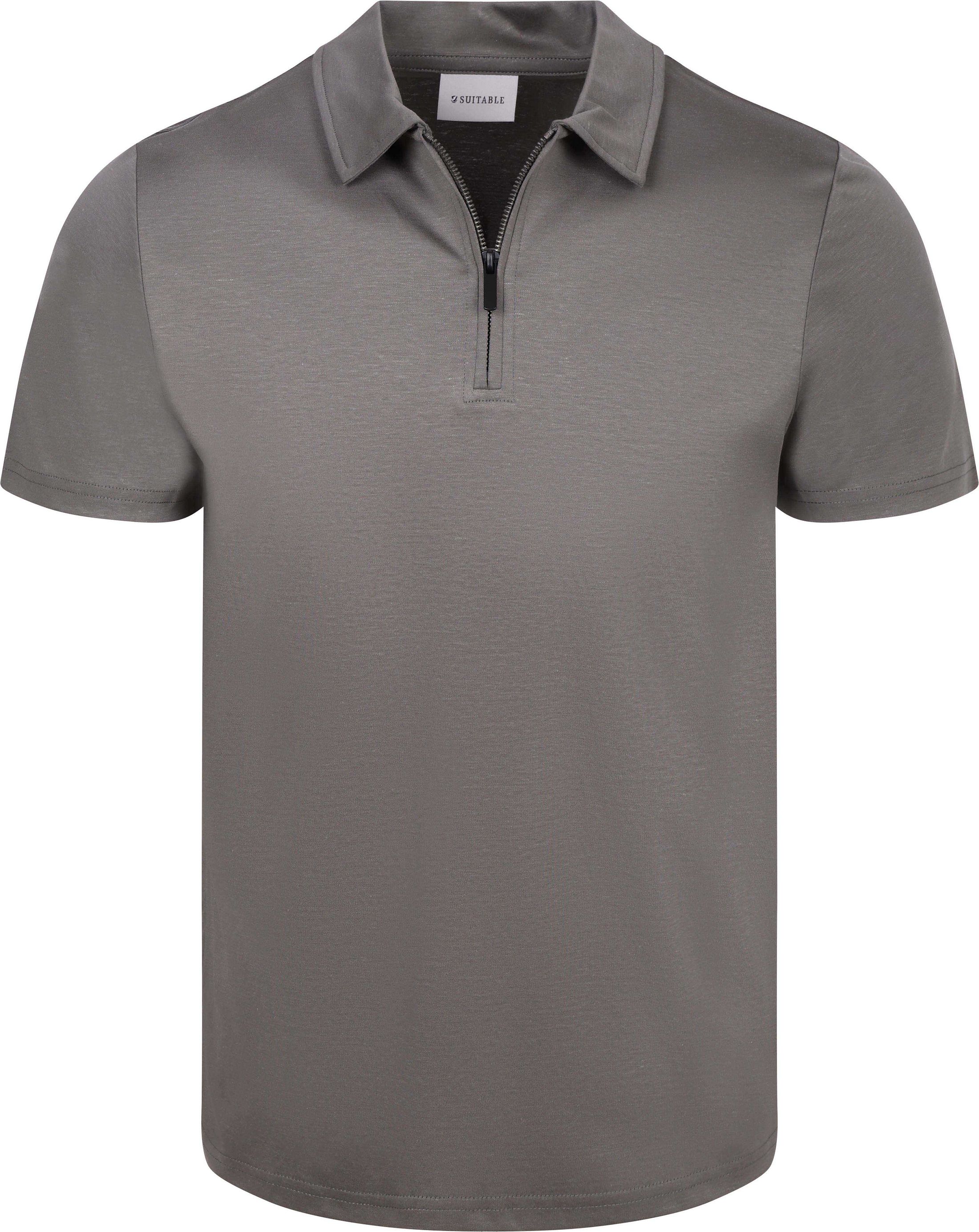 Suitable Polo Brązowy PO-SILKY-GREY 