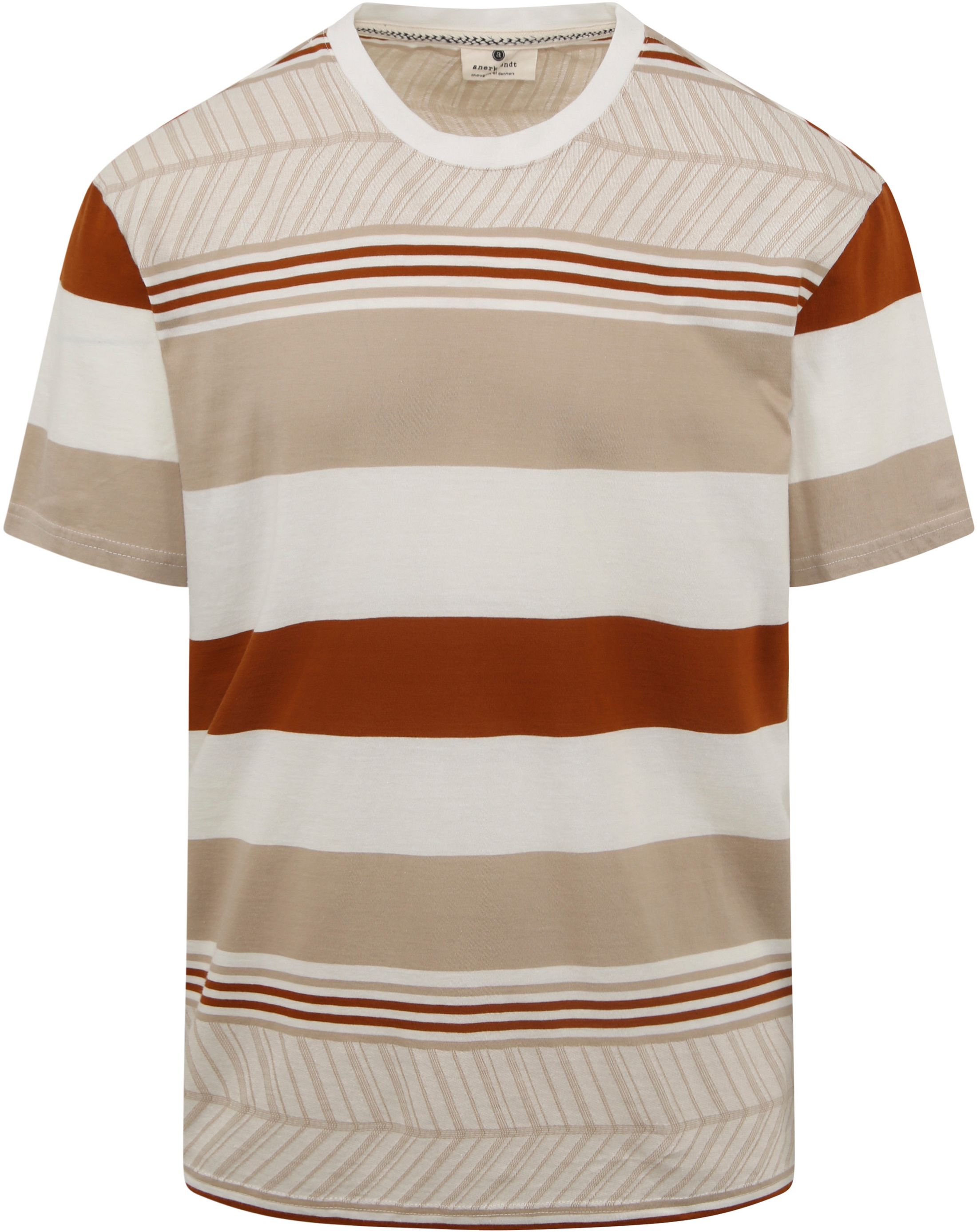 Anerkjendt Kikki T-shirt Strepen Beige 9011855036 kopen | Suitable