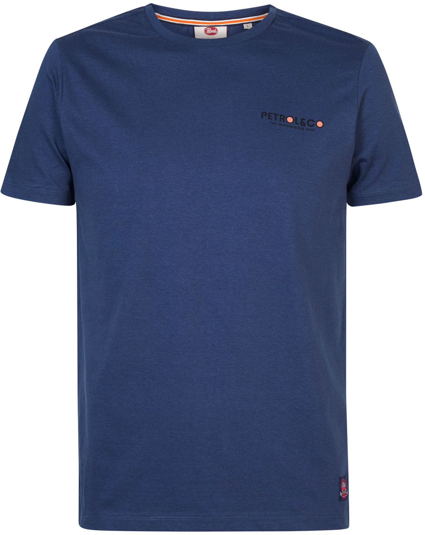 Køb Petrol T-shirt med print i navy M-1030-TSR686-5081 | Suitable