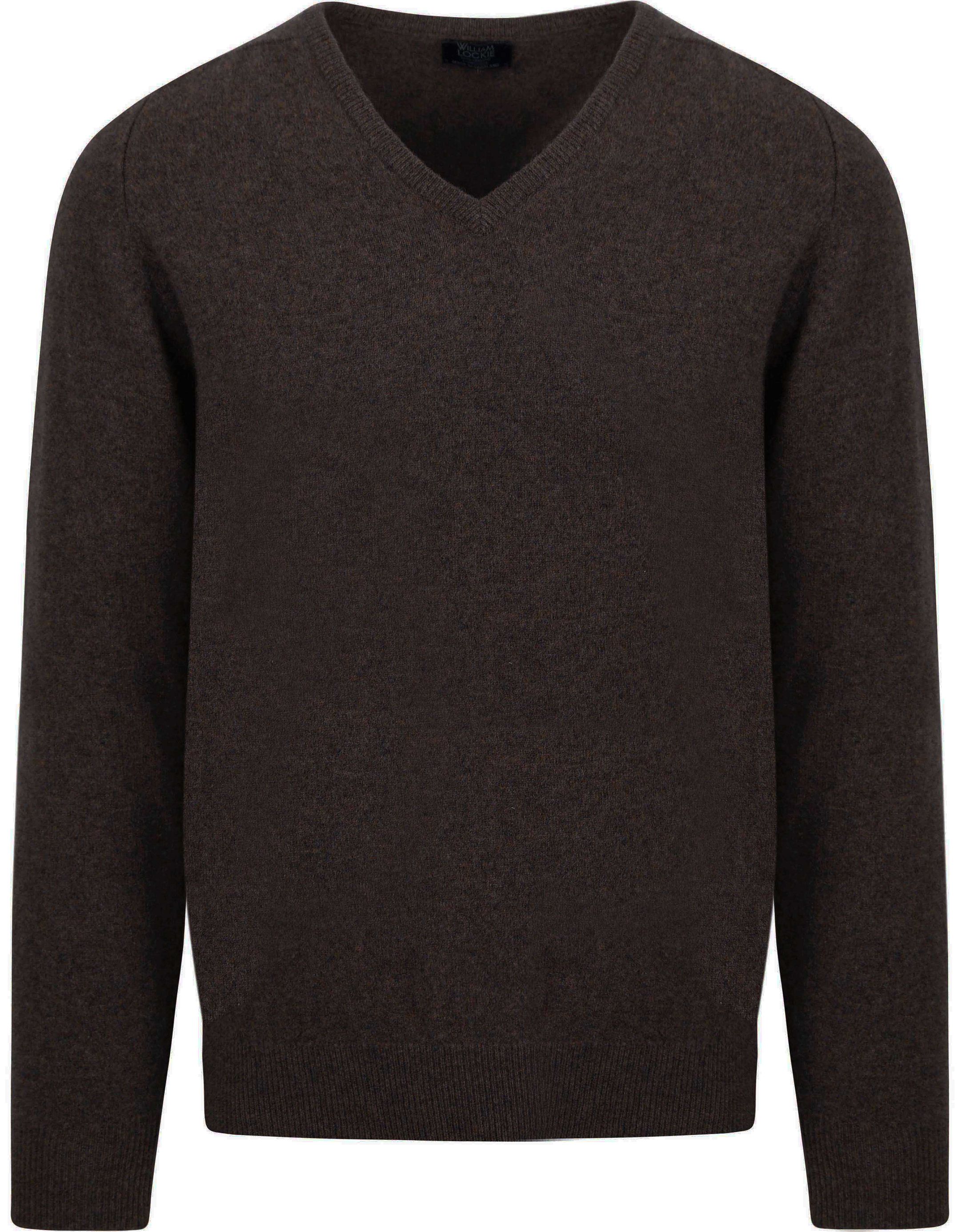 William LockiePullover Lamswol V Cocoa 7092DF-210 Cocoa
