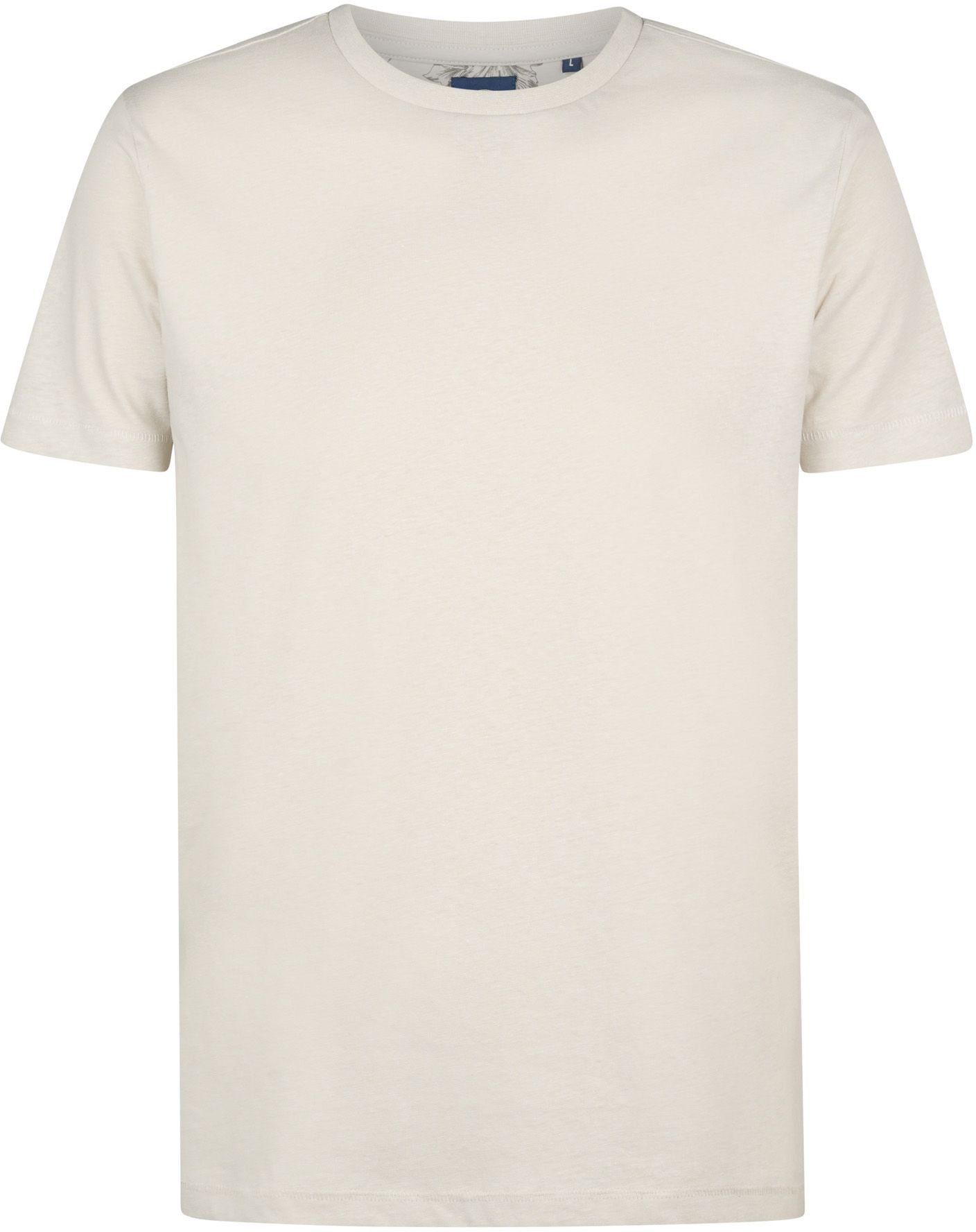 Petrol T-skjorte Viewcrest Melange Ecru Off-white Størrelse 3XL