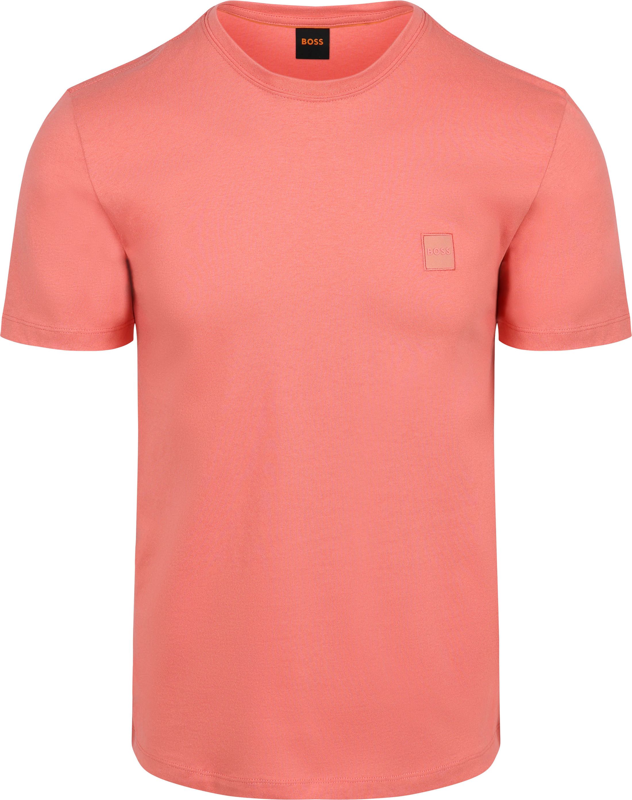 BOSS T-shirt Różowy 50508584-632 