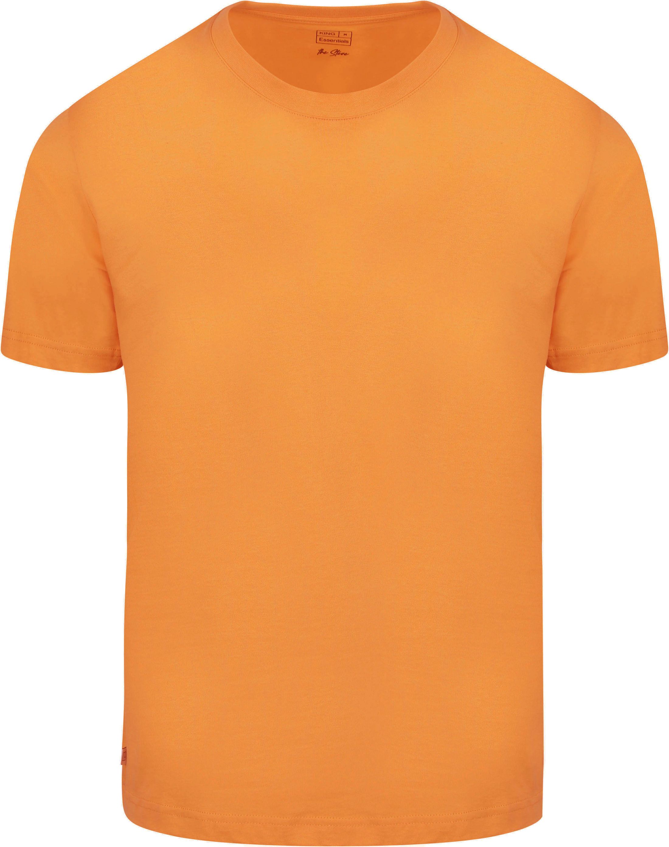 KING Essentials T-shirt Pomarańczowy KM111010001-O020T 