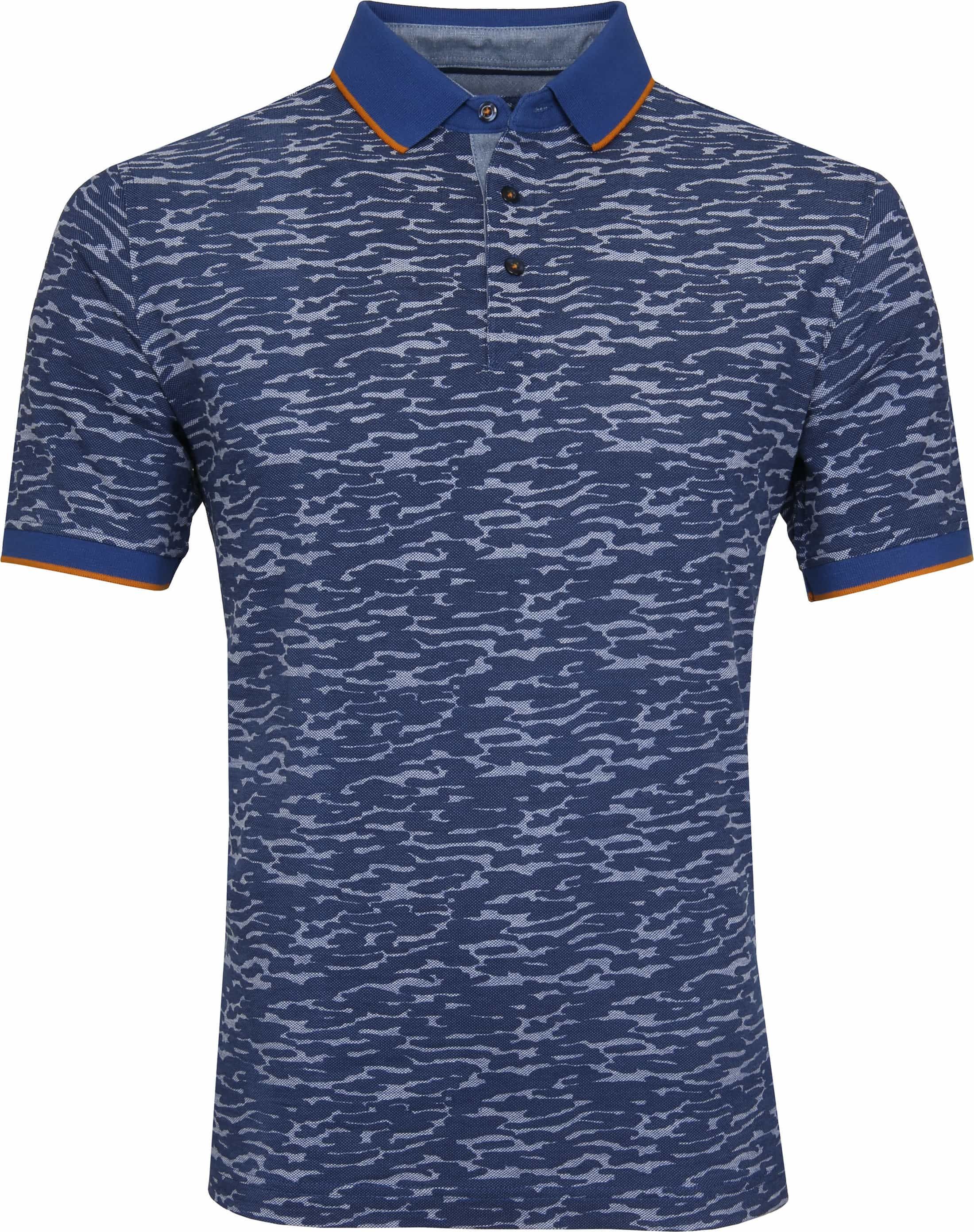 Suitable Camouflage Polo Shirt Indigo 915210-37 order online | Suitable