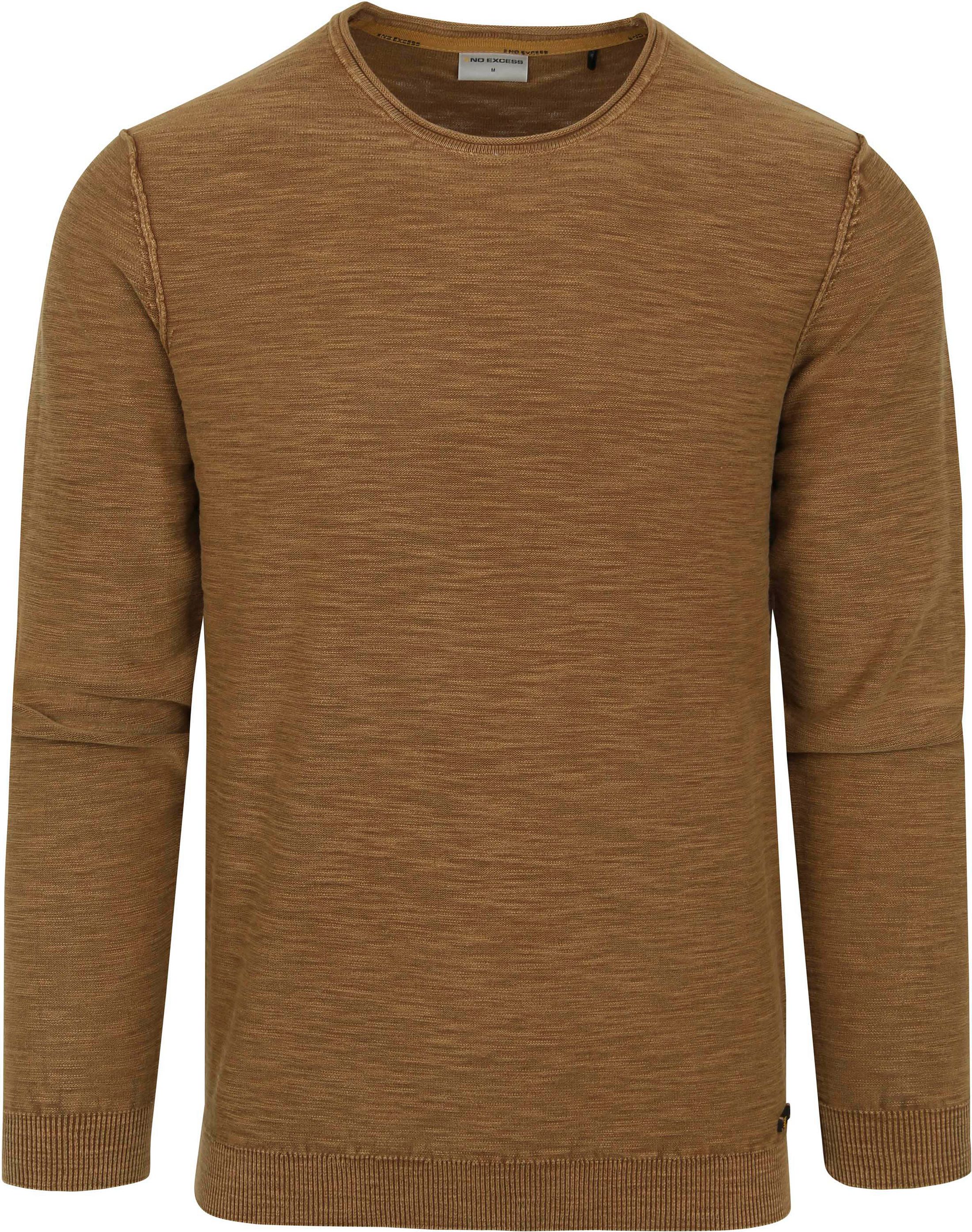 No Excess Sweter Brązowy 17210801SN-176 