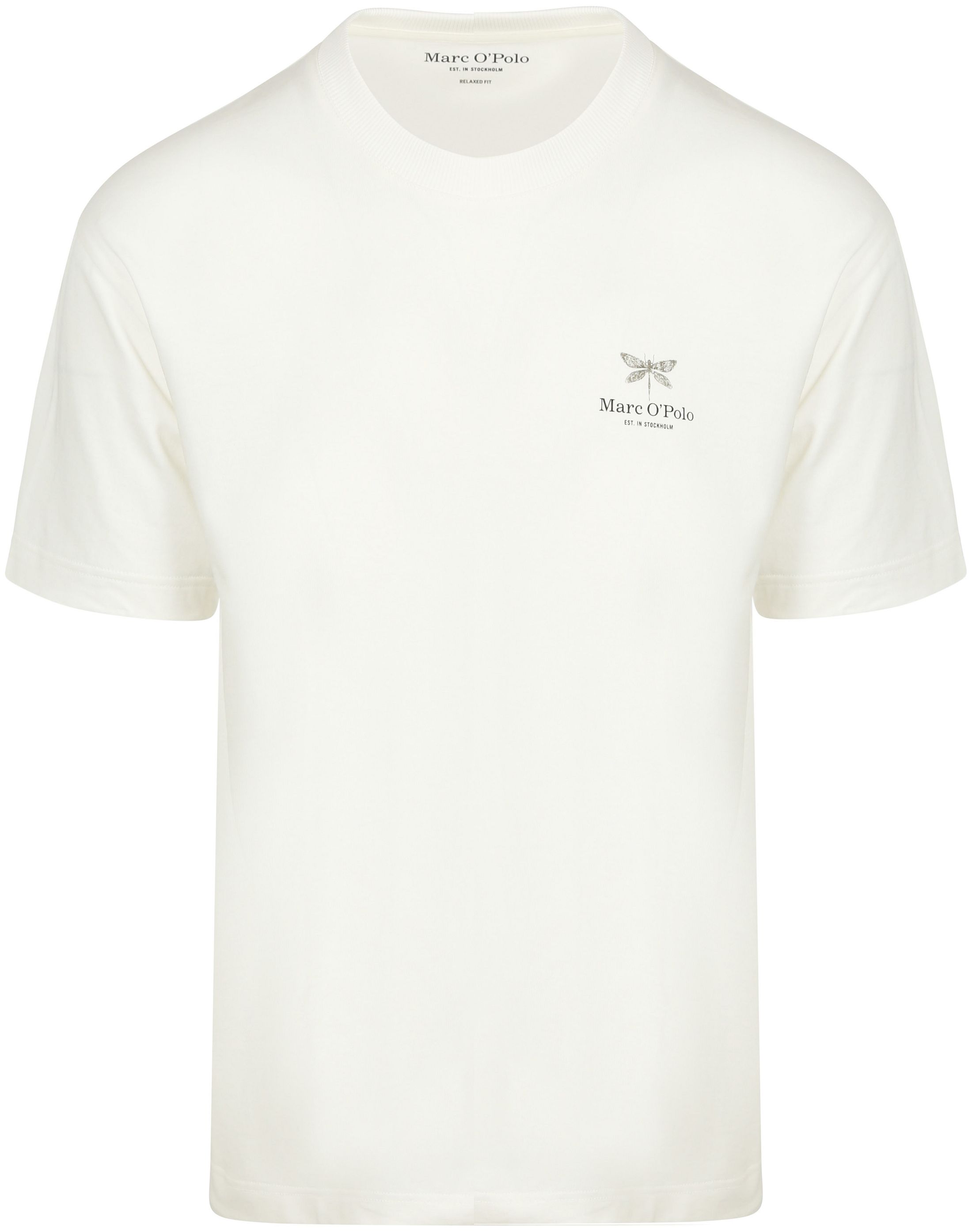 Marc O'Polo T-shirt Backprint Hvid Off-white måle XL