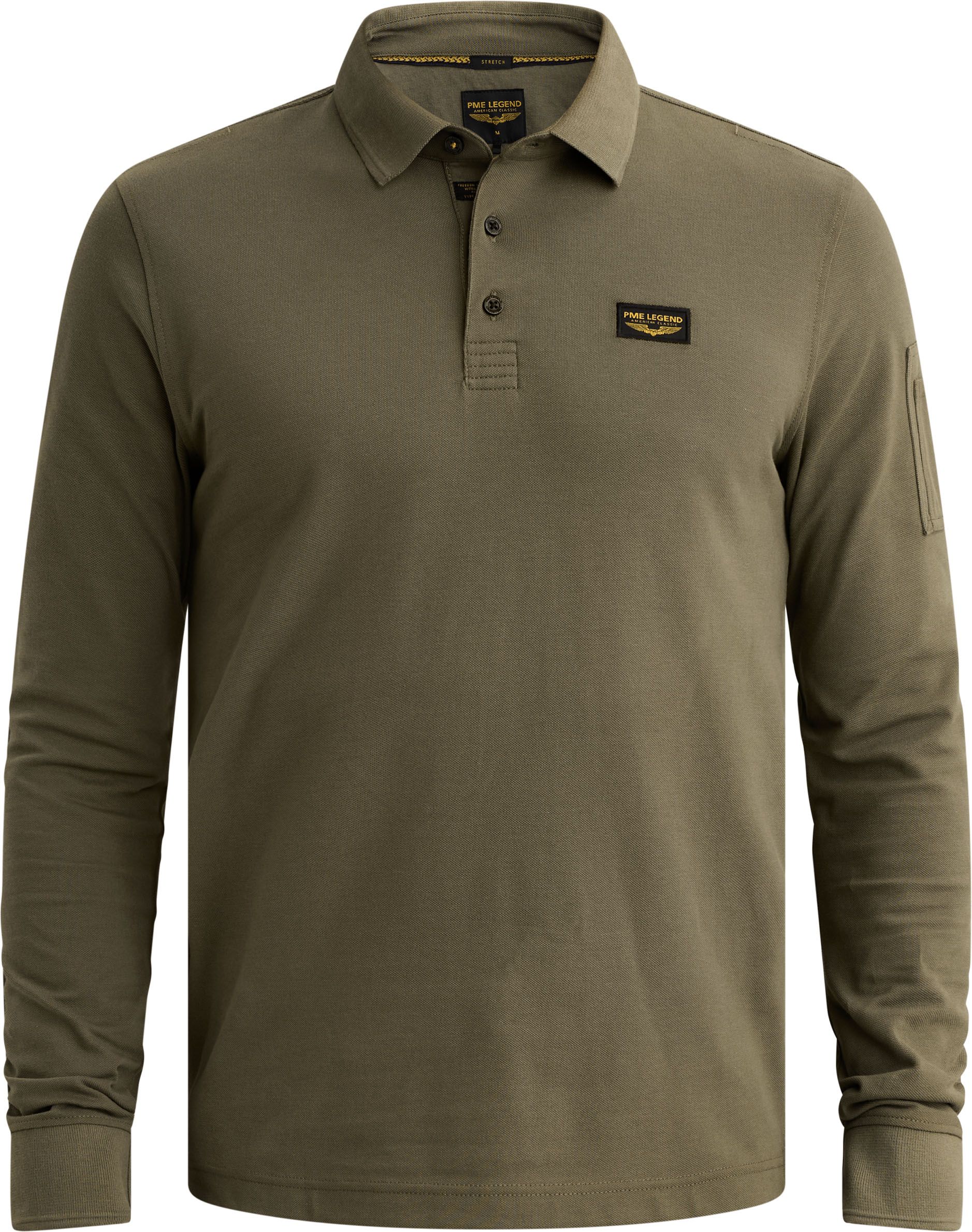 PME Legend American Classic Longsleeve Poloshirt Kalamata kaufen | Suitable