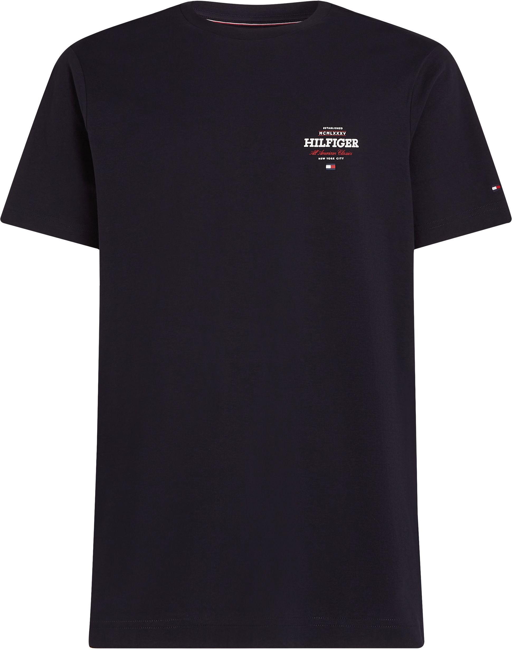 Tommy Hilfiger T-shirt Logo Monotype Navy MW0MW38644-DW5 kopen | Suitable