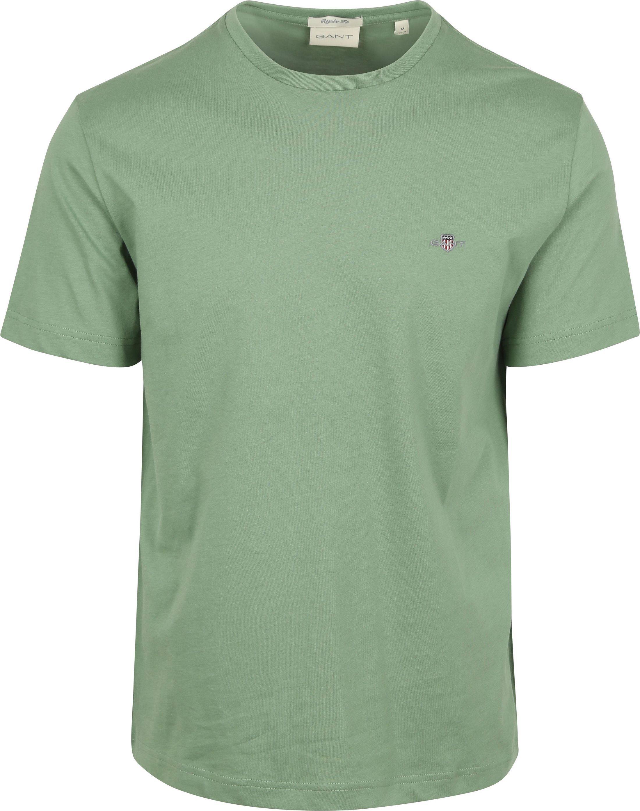 Gant T-shirt Shield Logo Vert 2003184-362 commander en ligne | Suitable