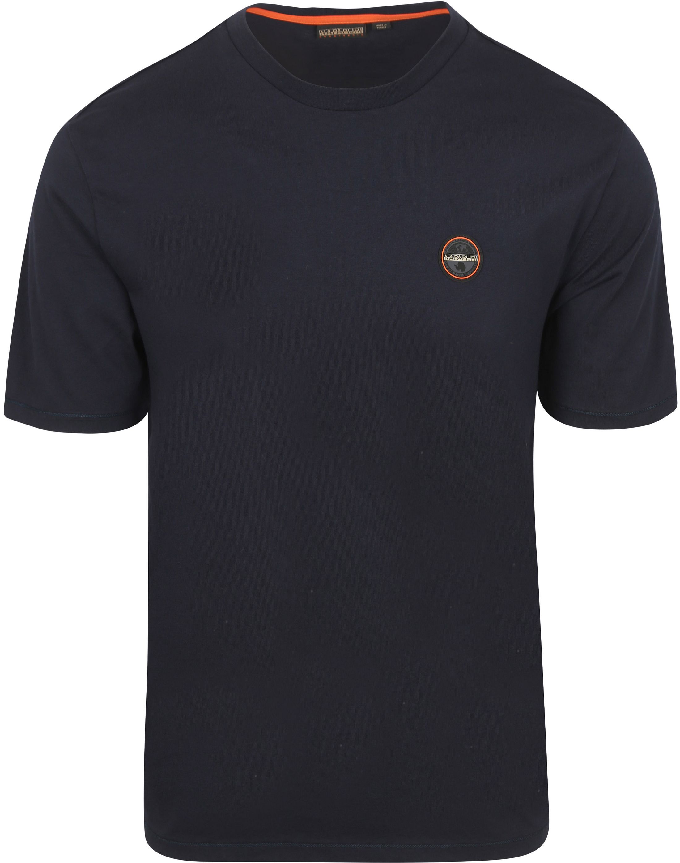 Napapijri Badge T-shirt Marinblå NP0A89491761