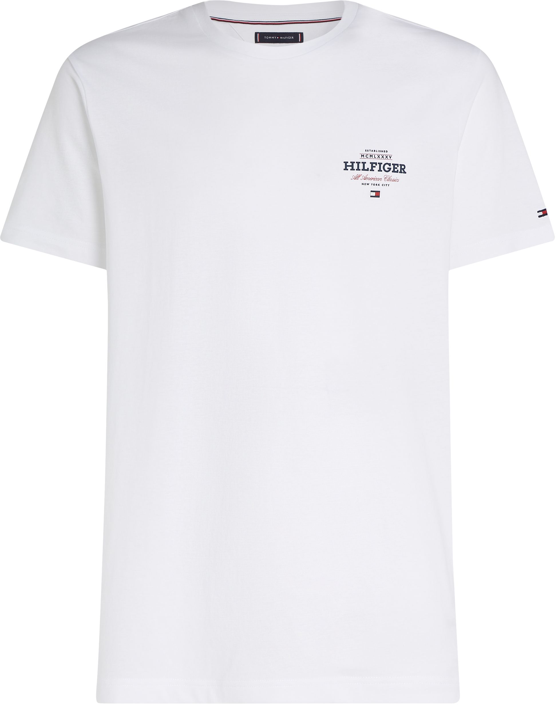 Tommy Hilfiger T-shirt Logo Monotype Wit MW0MW38644-YBR kopen | Suitable