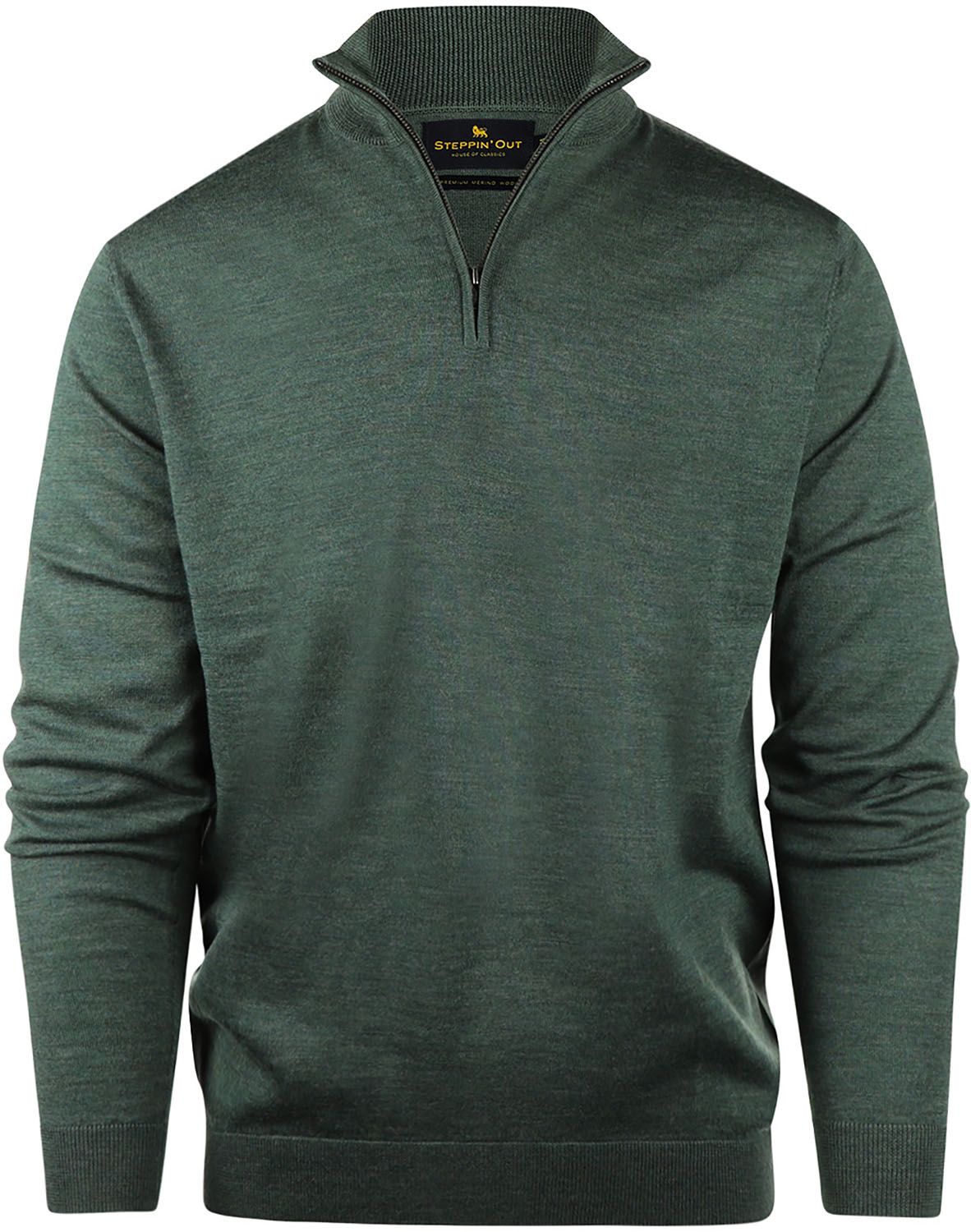 Steppin' Out Half Zip Pullover Merinowolle Sage Grün SM1204.0001-5107 kaufen | Suitable