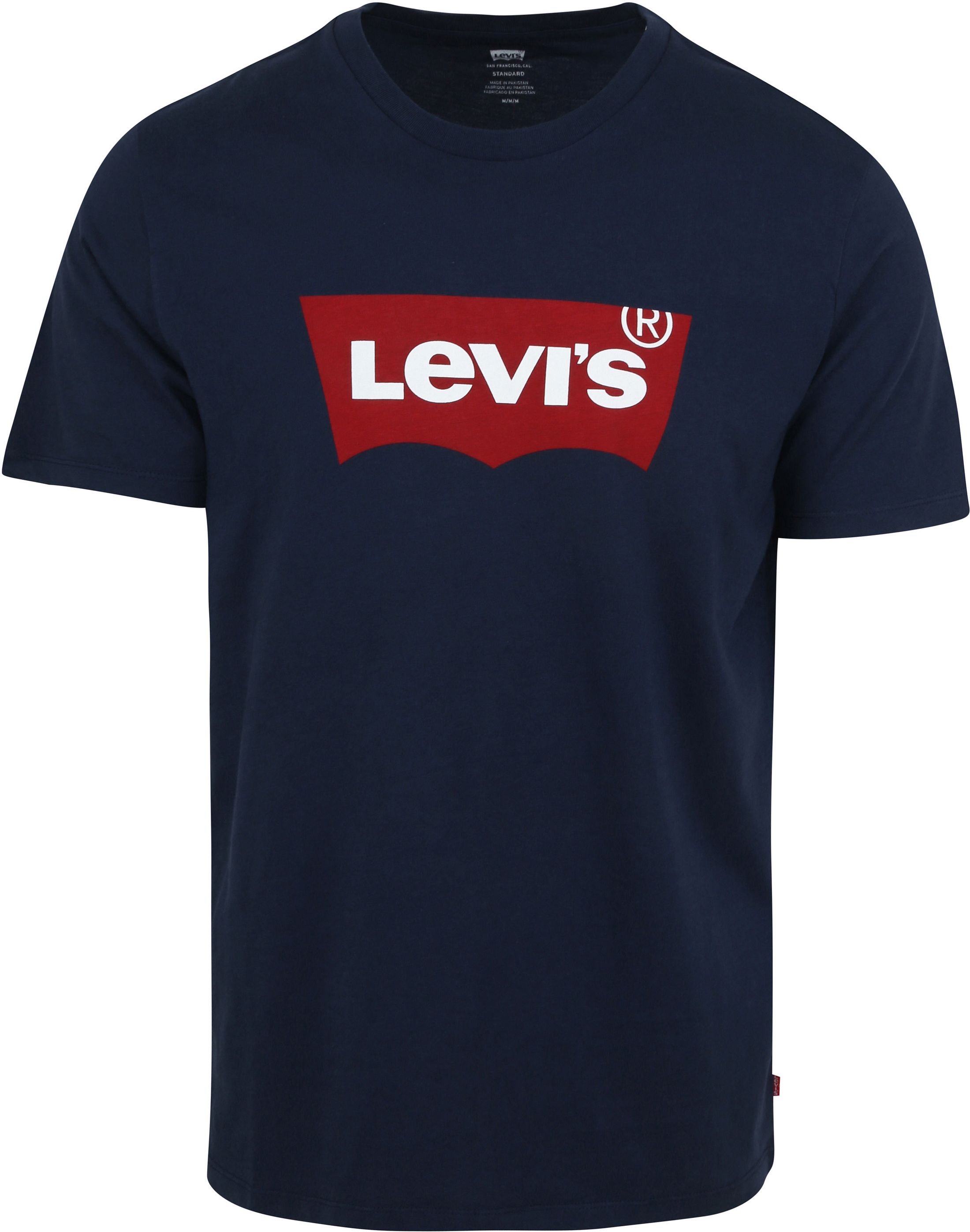 Levi's T-shirt Grafiskt Logotyp Marinblå 17783-0139