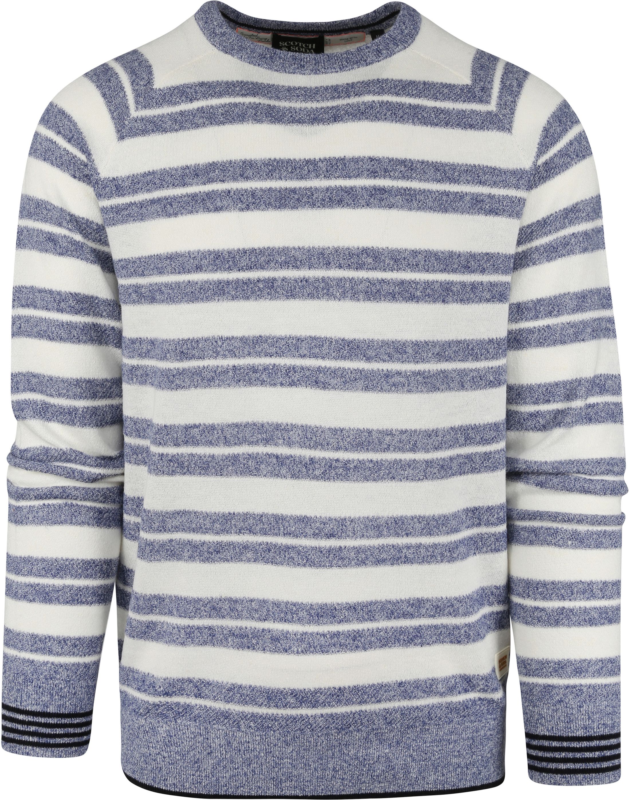 Scotch and Soda Sweater Streifen Blau kaufen | 168623 | Suitable