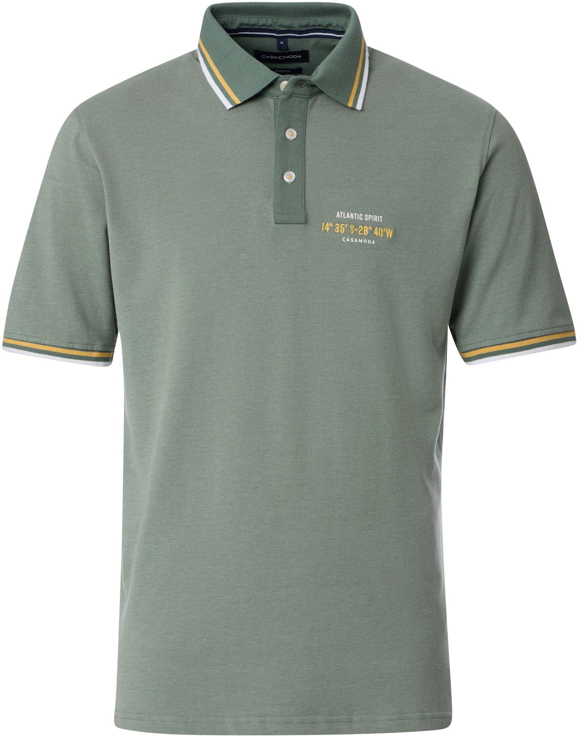 Casa Moda Polo-shirt Logo Grøn 944257200-345