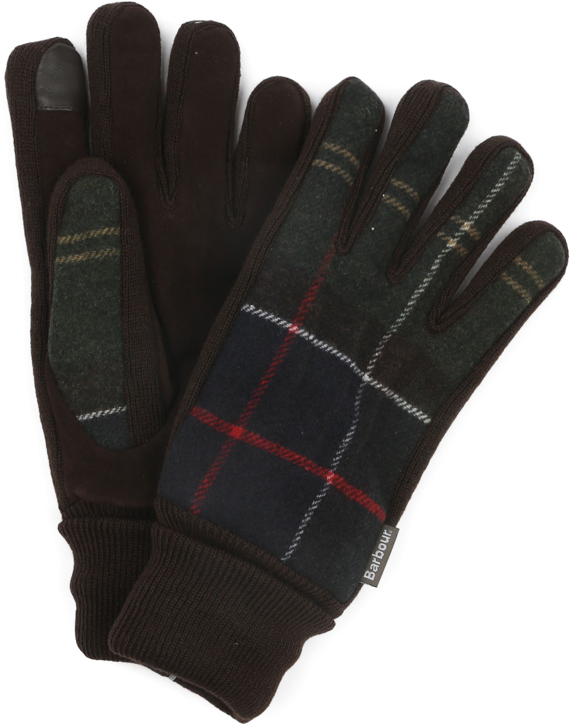 Barbour Handsker Hackney Tartan Grøn MGL0144-TN11