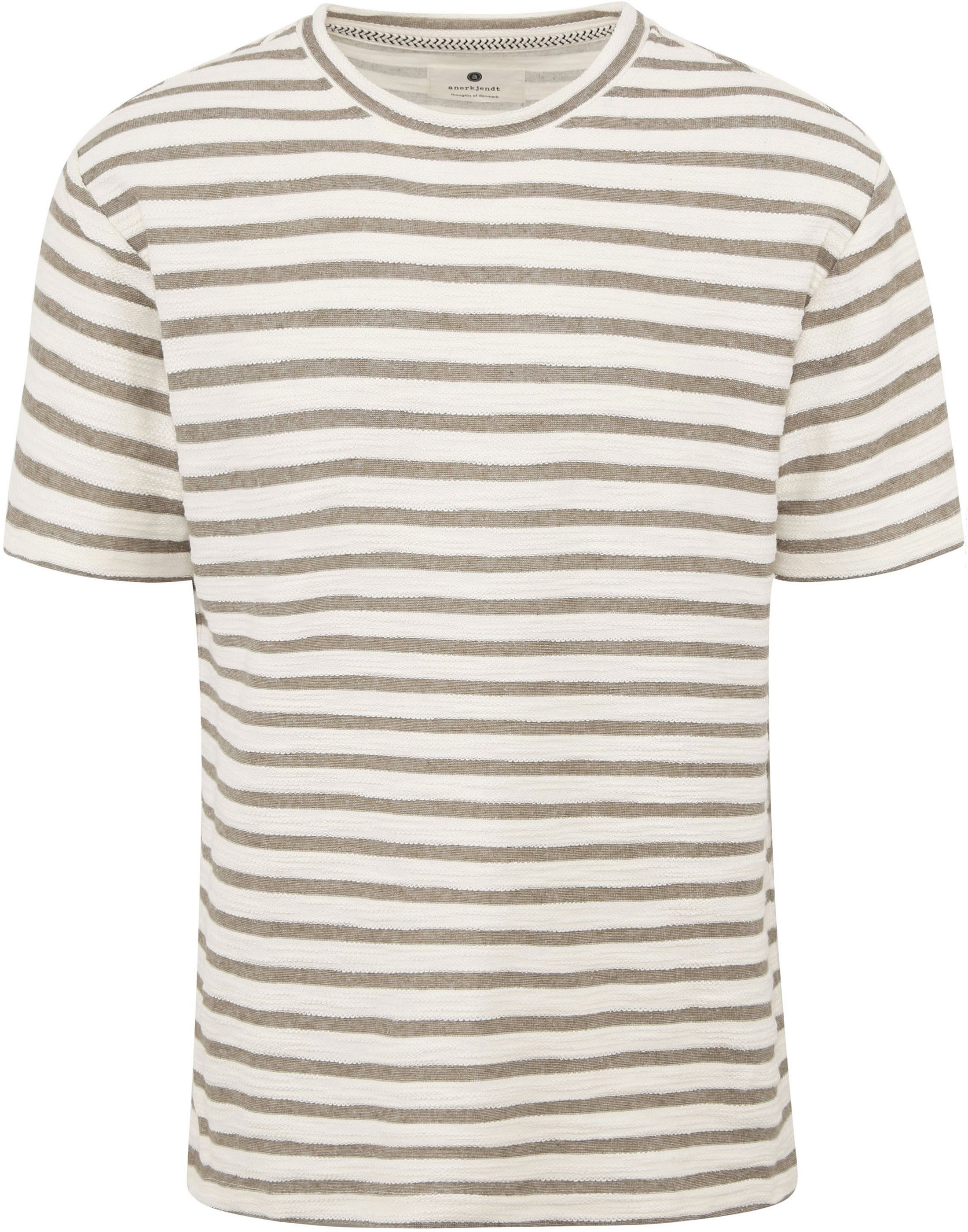 Anerkjendt Kikki T-shirt Grün Gestreift 9011544070 kaufen | Suitable