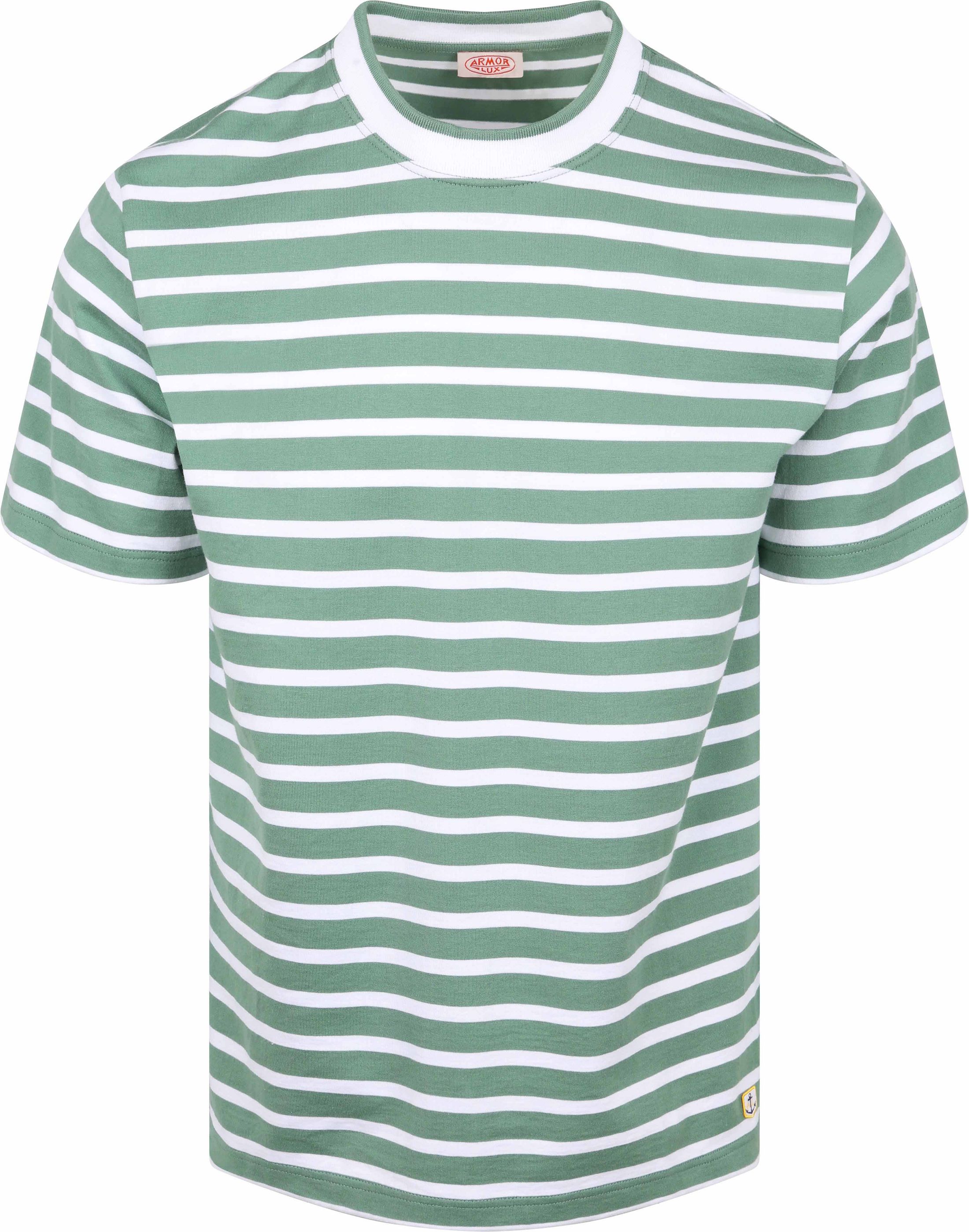 Armor-lux T-shirt Zielony 75894-RZX 