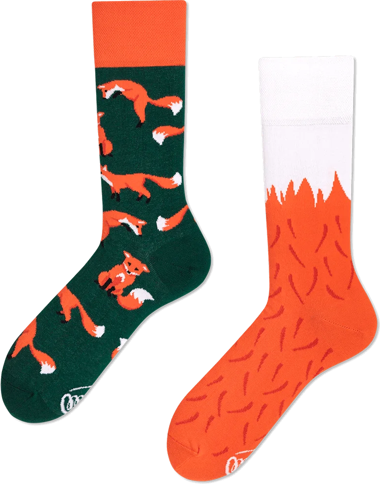 Many Mornings skarpety Wielokolorowy R81-The Red Fox 