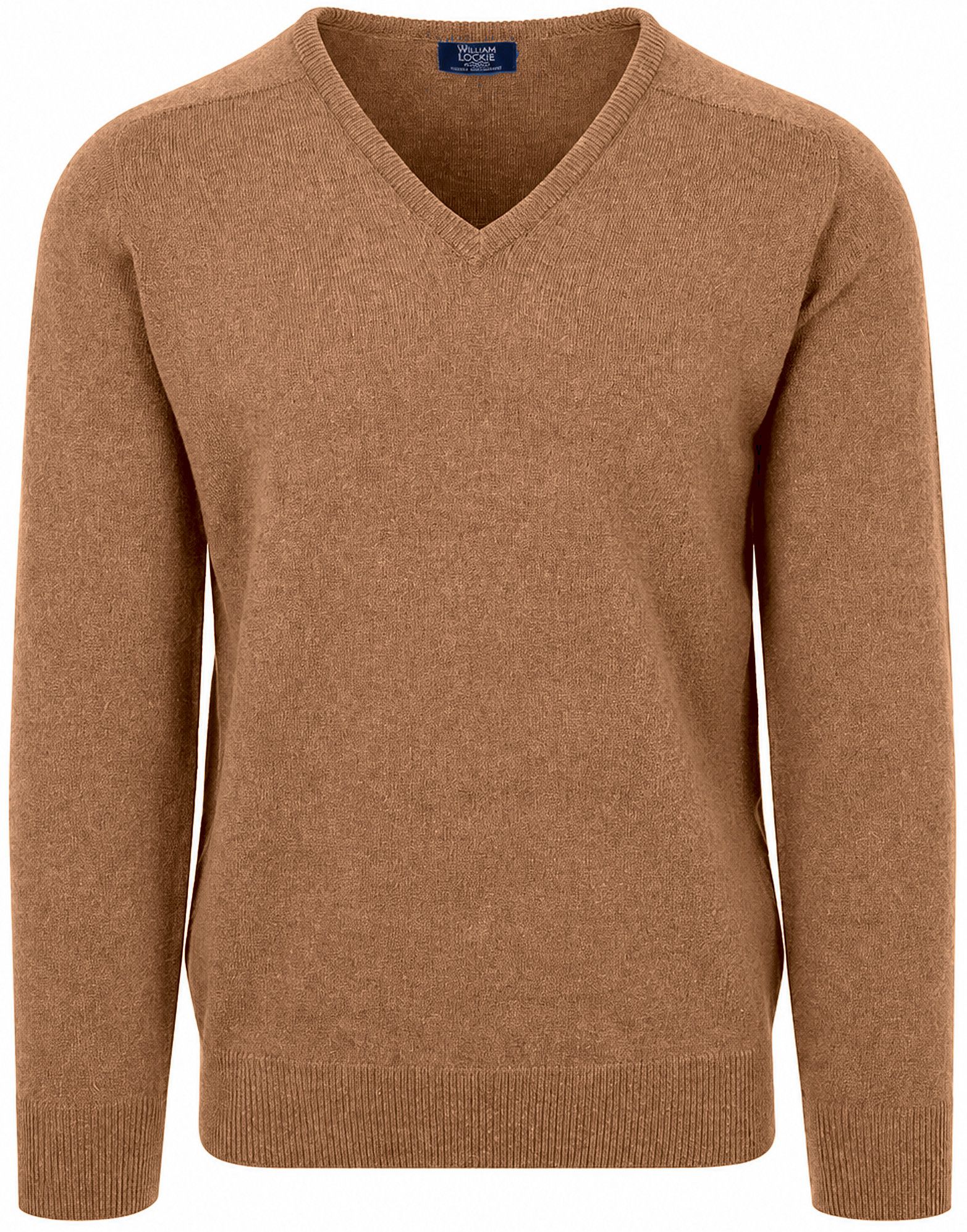 William Lockie V-Ausschnitt Pullover Lammwolle Driftwood WG14034-16cm-Driftwood kaufen | Suitable