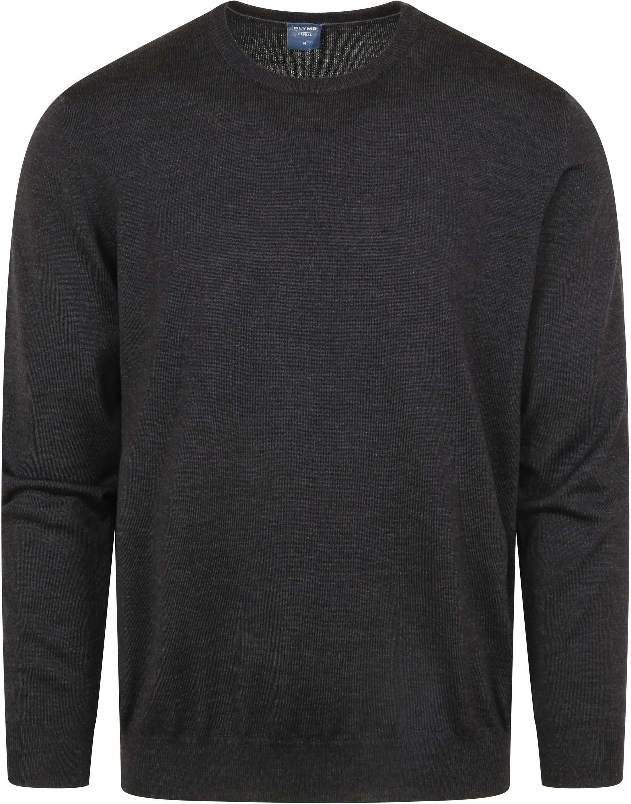 OLYMP Sweter Antracytowy 015011-69 