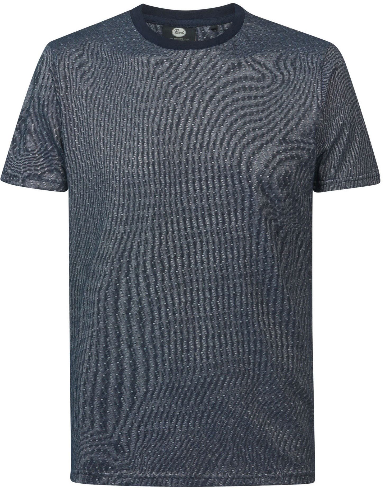 Petrol T-shirt Granatowy M-1030-TSR703-5152 