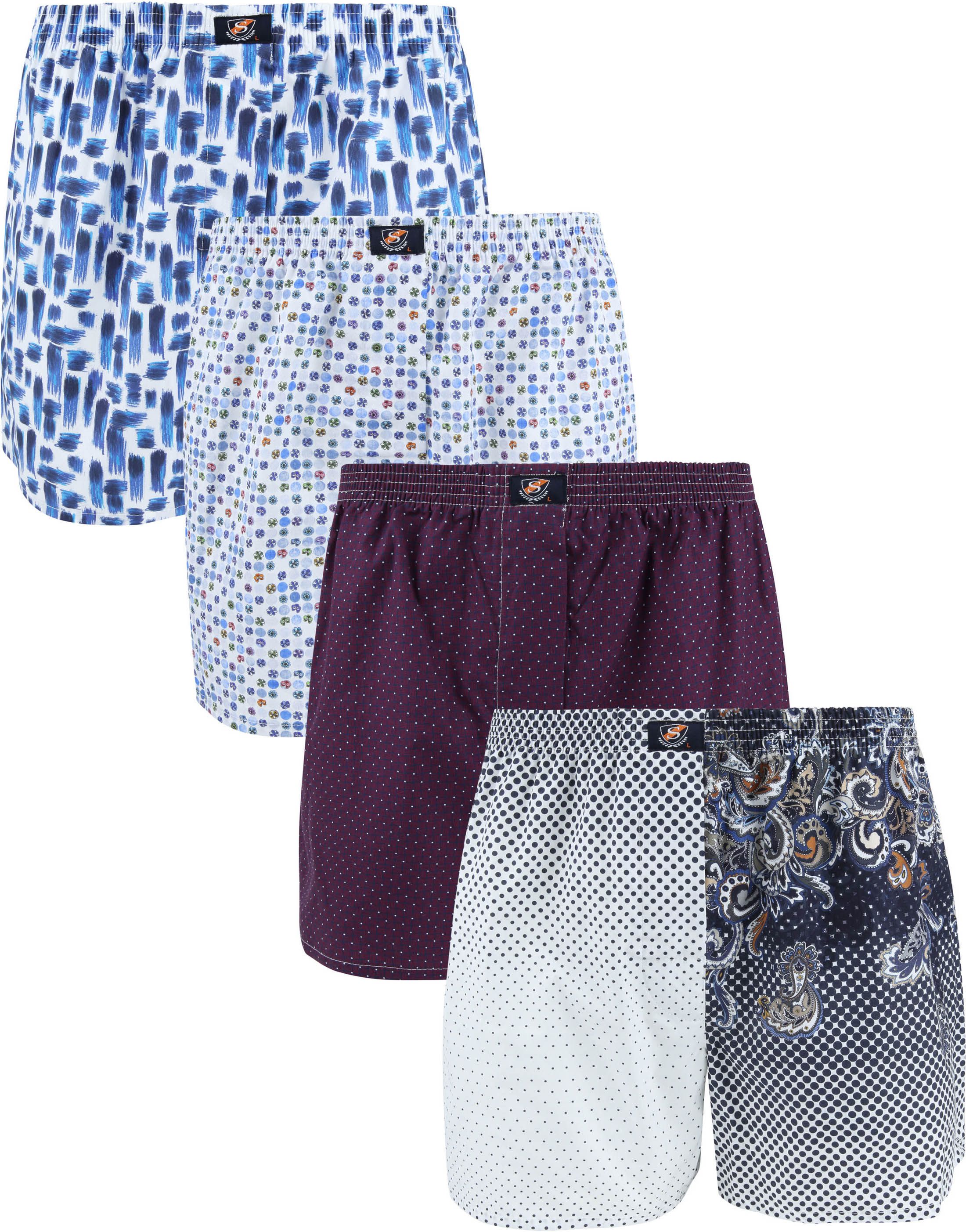 Suitable Boxer Azul 90-divers Boxer Short 4-pack