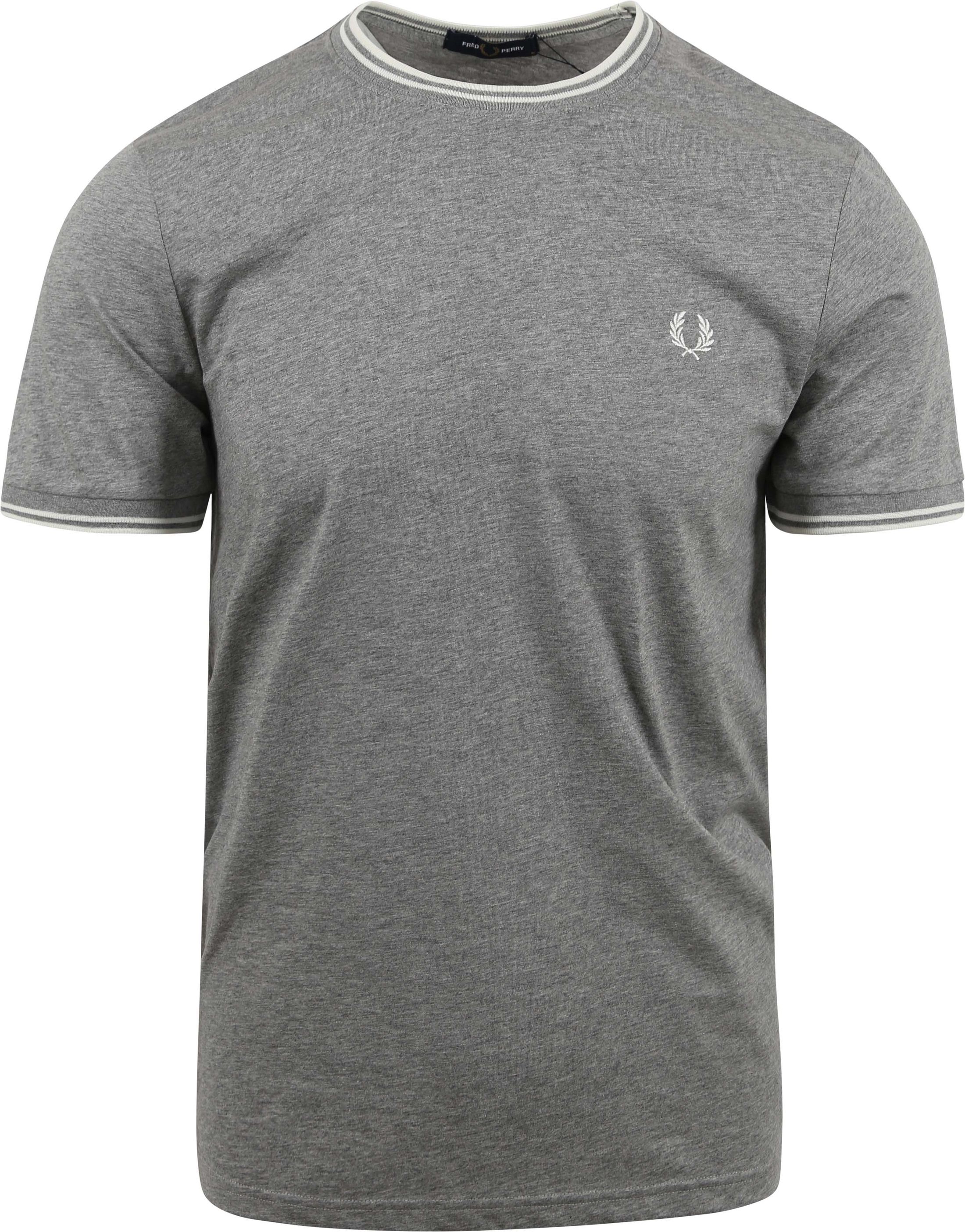 Fred Perry T-shirt M1588 Gris commander en ligne | M1588-420 | Suitable Luxembourg
