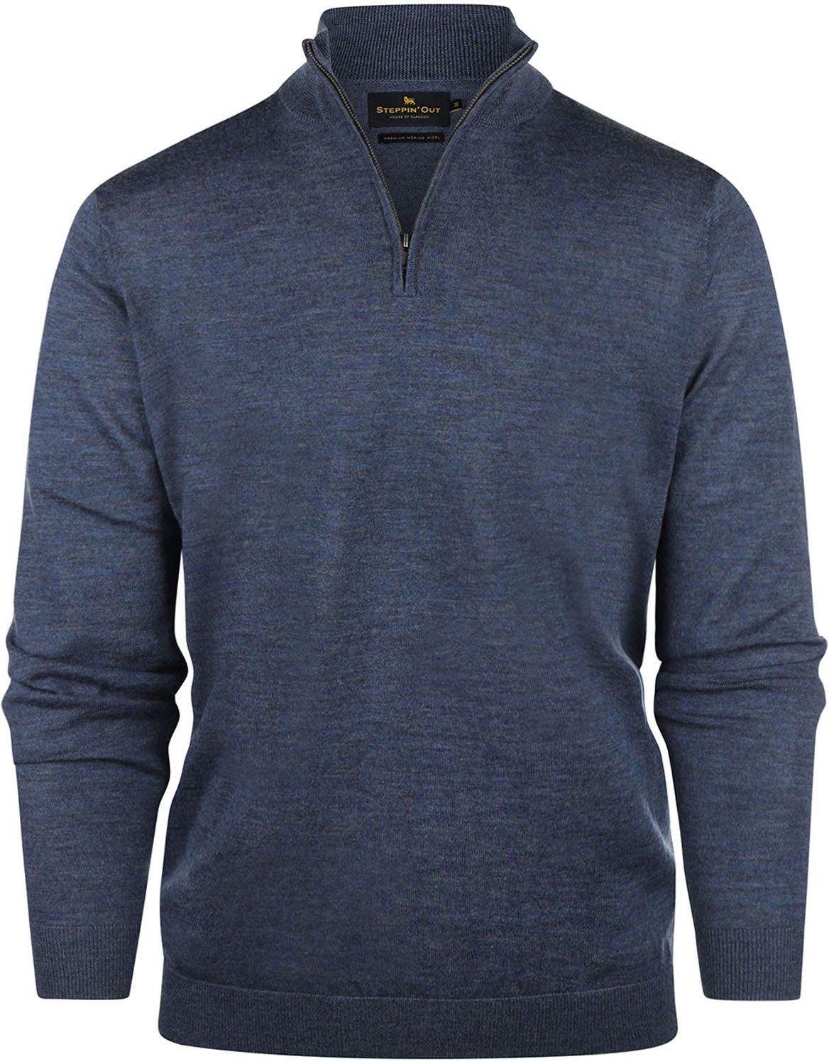 Steppin' Out Half Zip Pullover Merinowolle Indigo Blau kaufen | SM1204.0001-2300 | Suitable